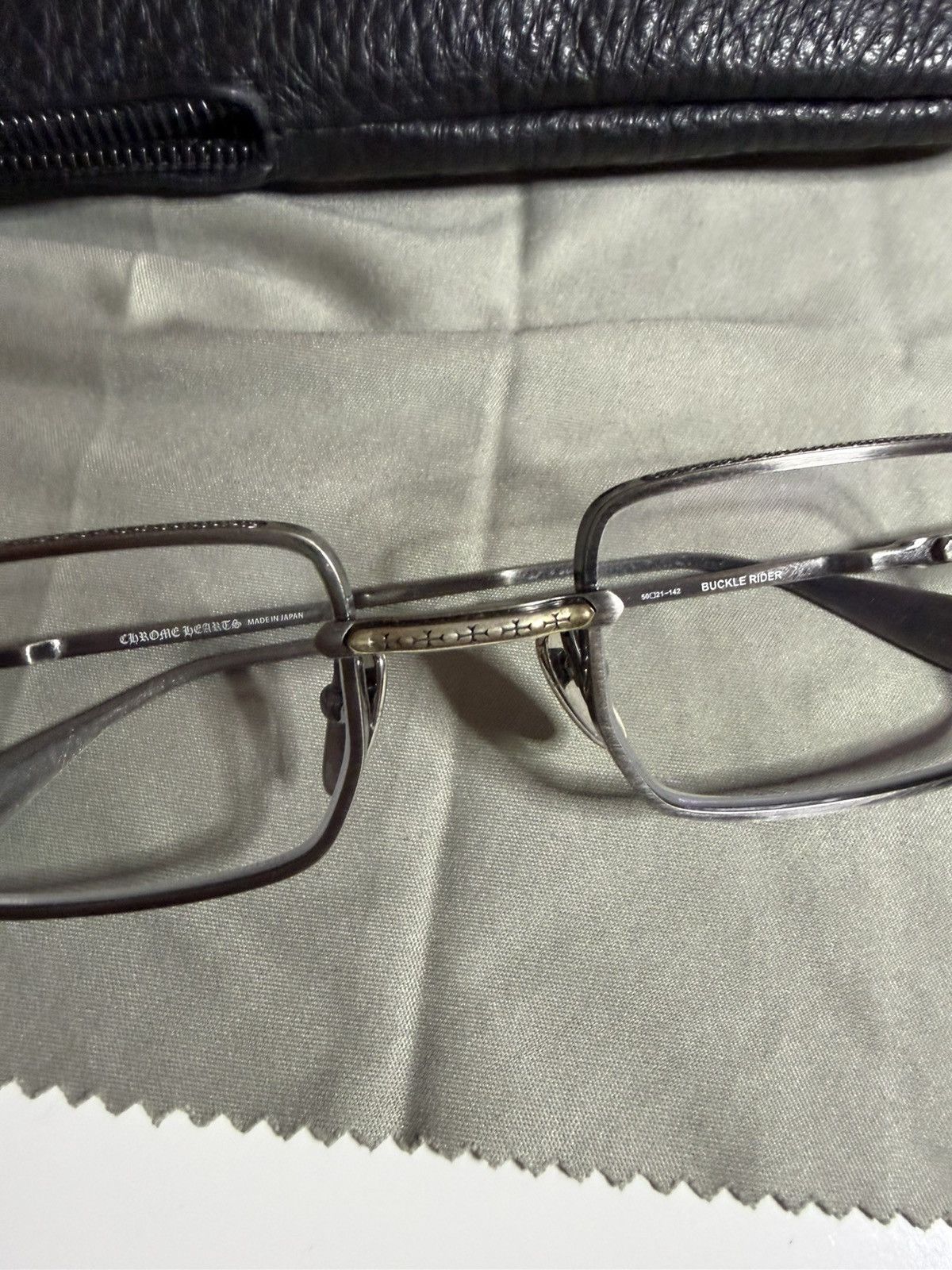 Chrome Hearts chrome hearts buckle rider glasses Size ONE SIZE - 2 Thumbnail