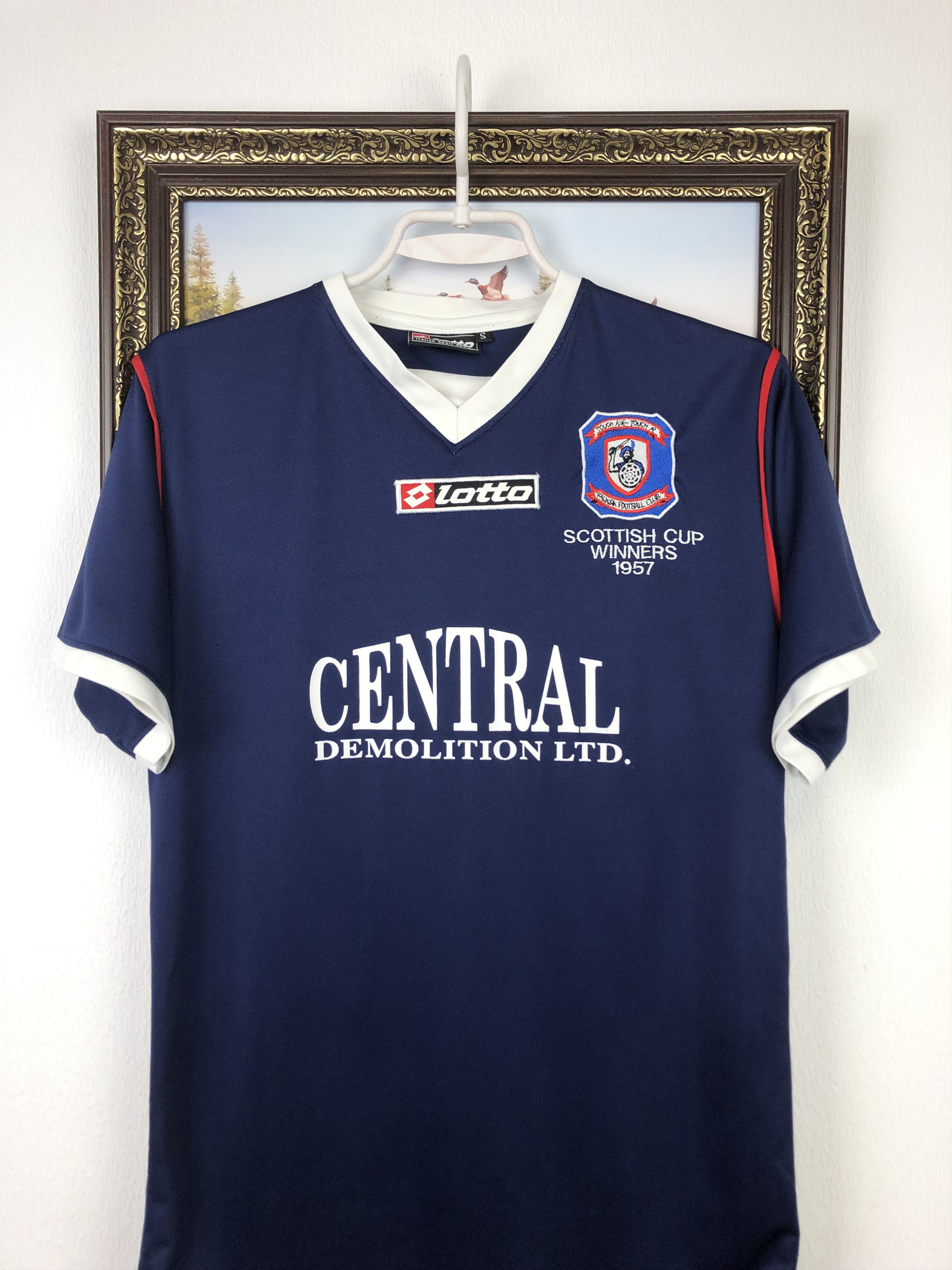 Lotto Sport Falkirk football shirt Soccer Blue Lotto Jersey Tee Hype Size US S / EU 44-46 / 1 - 2 Thumbnail