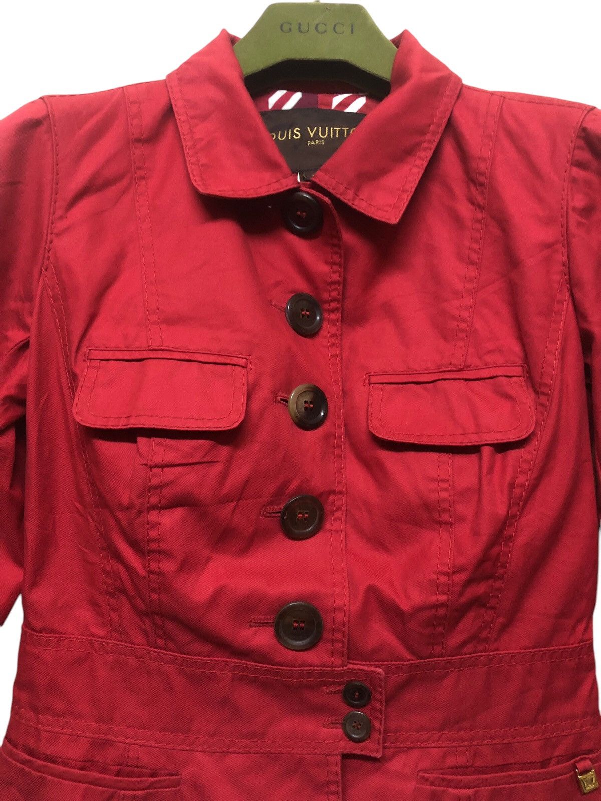 Louis Vuitton LOUIS VUITTON Women Button Down Vest Jacket 3/4 Sleeve Rare Size XS / US 0-2 / IT 36-38 - 3 Thumbnail