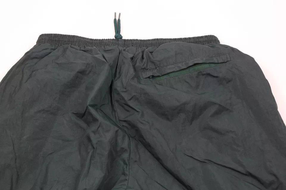 Vintage Vintage 90s Streetwear Blank Lined Nylon Joggers Pants Green Size US 36 / EU 52 - 10 Thumbnail