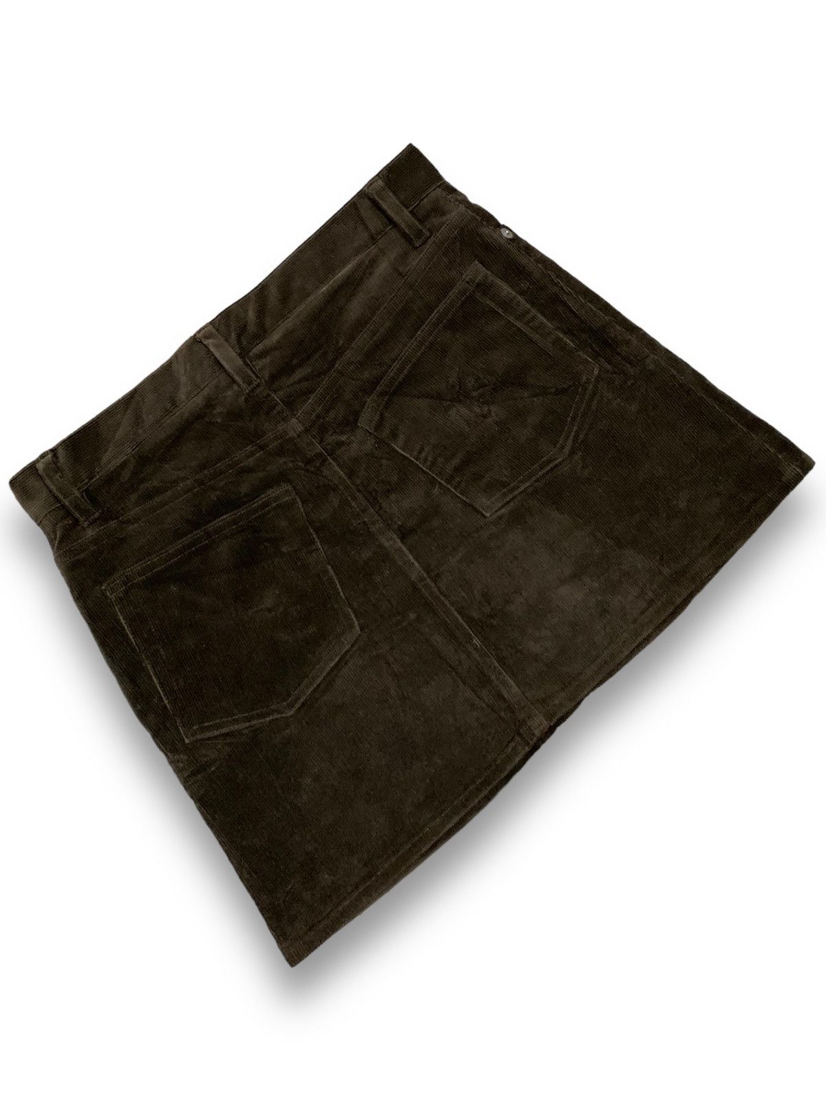 Jil Stuart Vintage Jill Stuart Button Fly Velvet Corduroy Mini Skirt Size 27" / US 4 / IT 40 - 4 Thumbnail