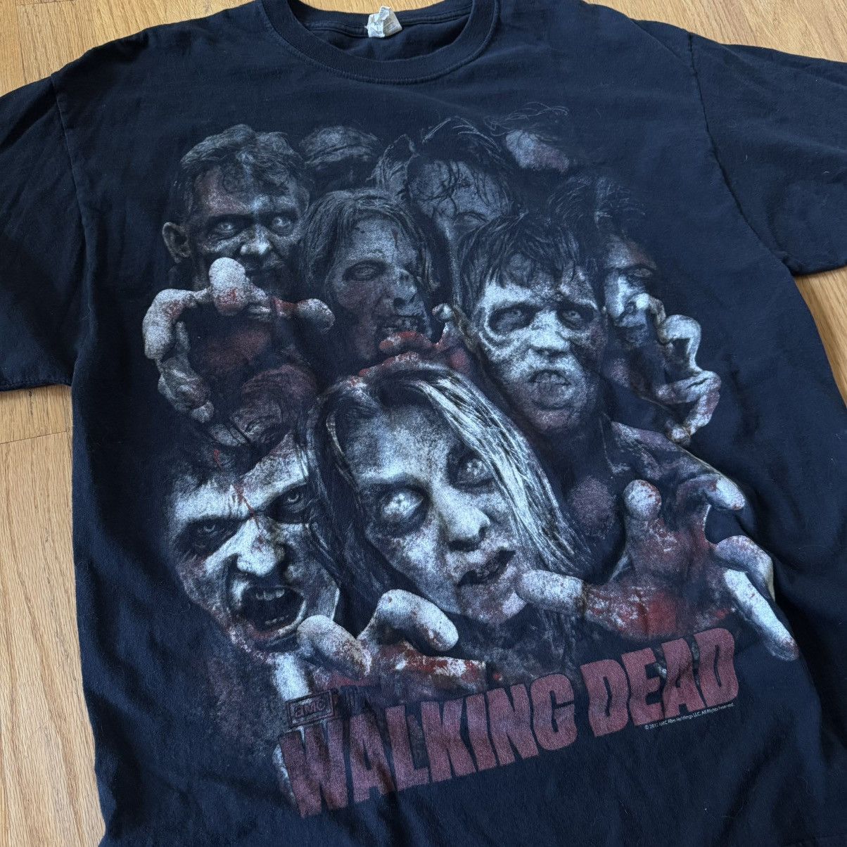 Vintage 2012 Walking Dead Zombie Promo Tee Size US XL / EU 56 / 4 - 2 Thumbnail