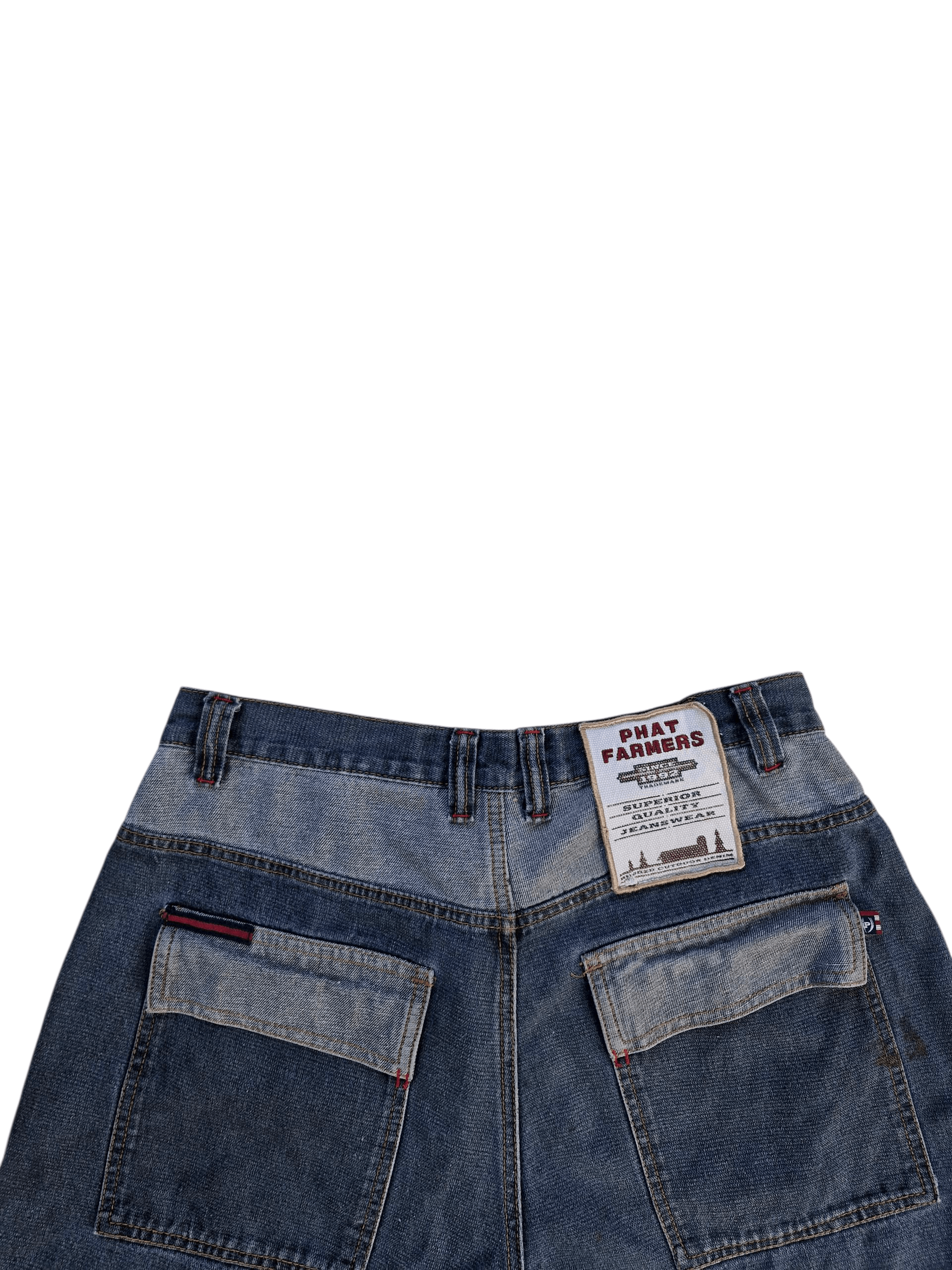 Phat Farm Phat Farm Jean Shorts 32 Hip Hop Baggy Denim 90s Y2K. Size US 32 / EU 48 - 5 Thumbnail