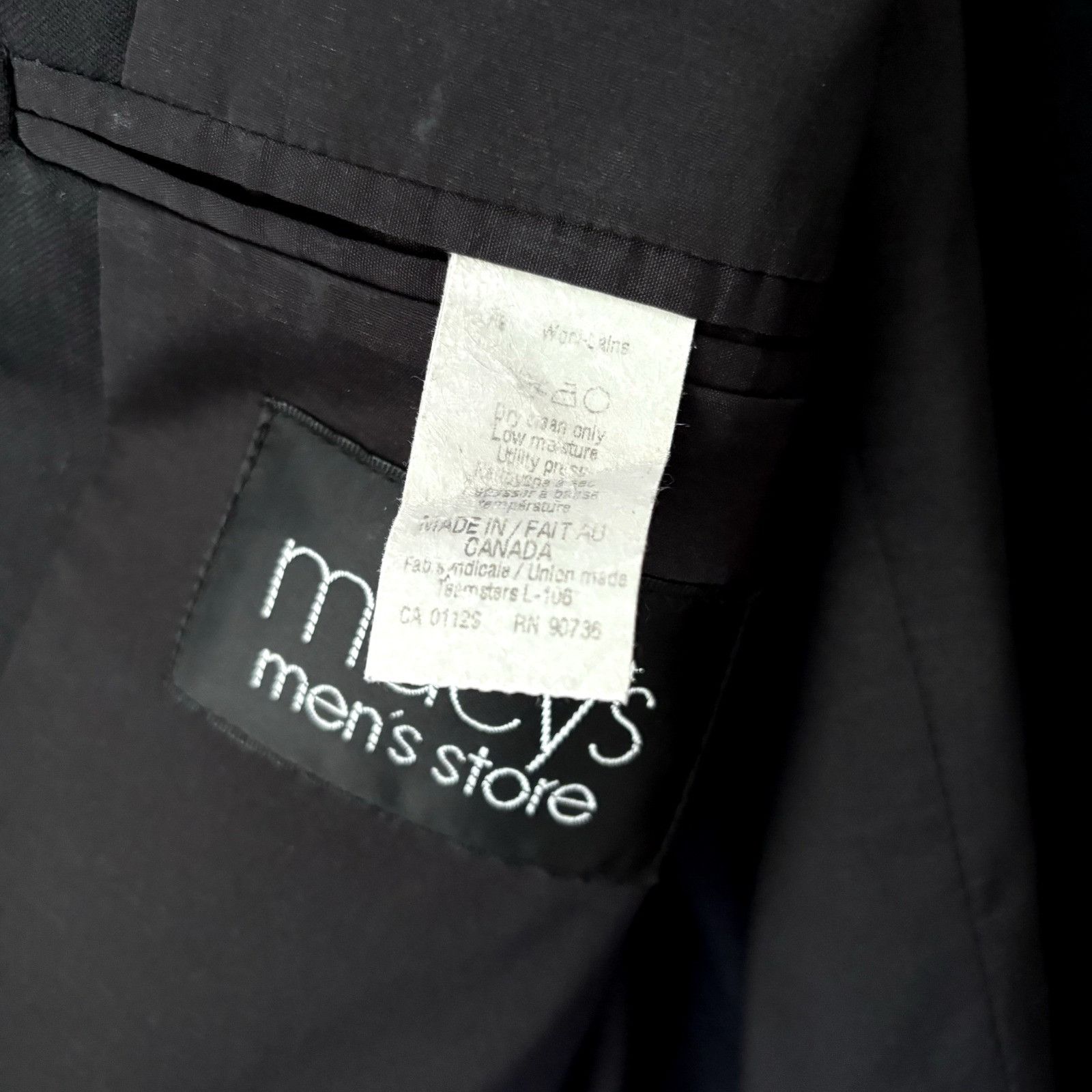 Ralph Lauren Ralph Lauren Sport Coat Blazer Size 46R Black Wool Suit Jack Size 46R - 7 Thumbnail