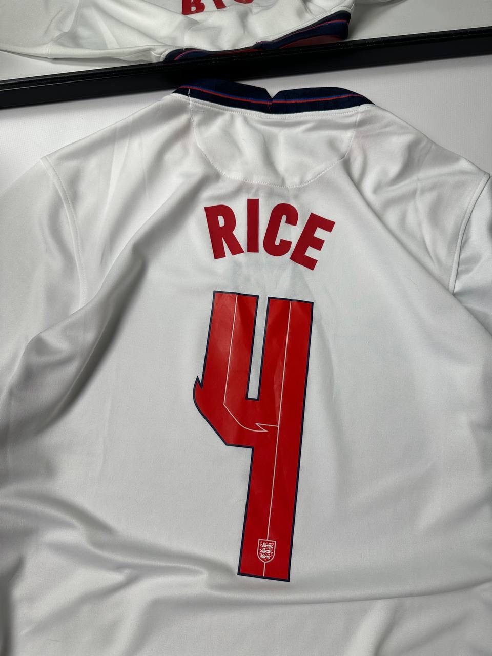 Other England 2020 Authentic Soccer Jersey Rice #4 Size US L / EU 52-54 / 3 - 8 Thumbnail