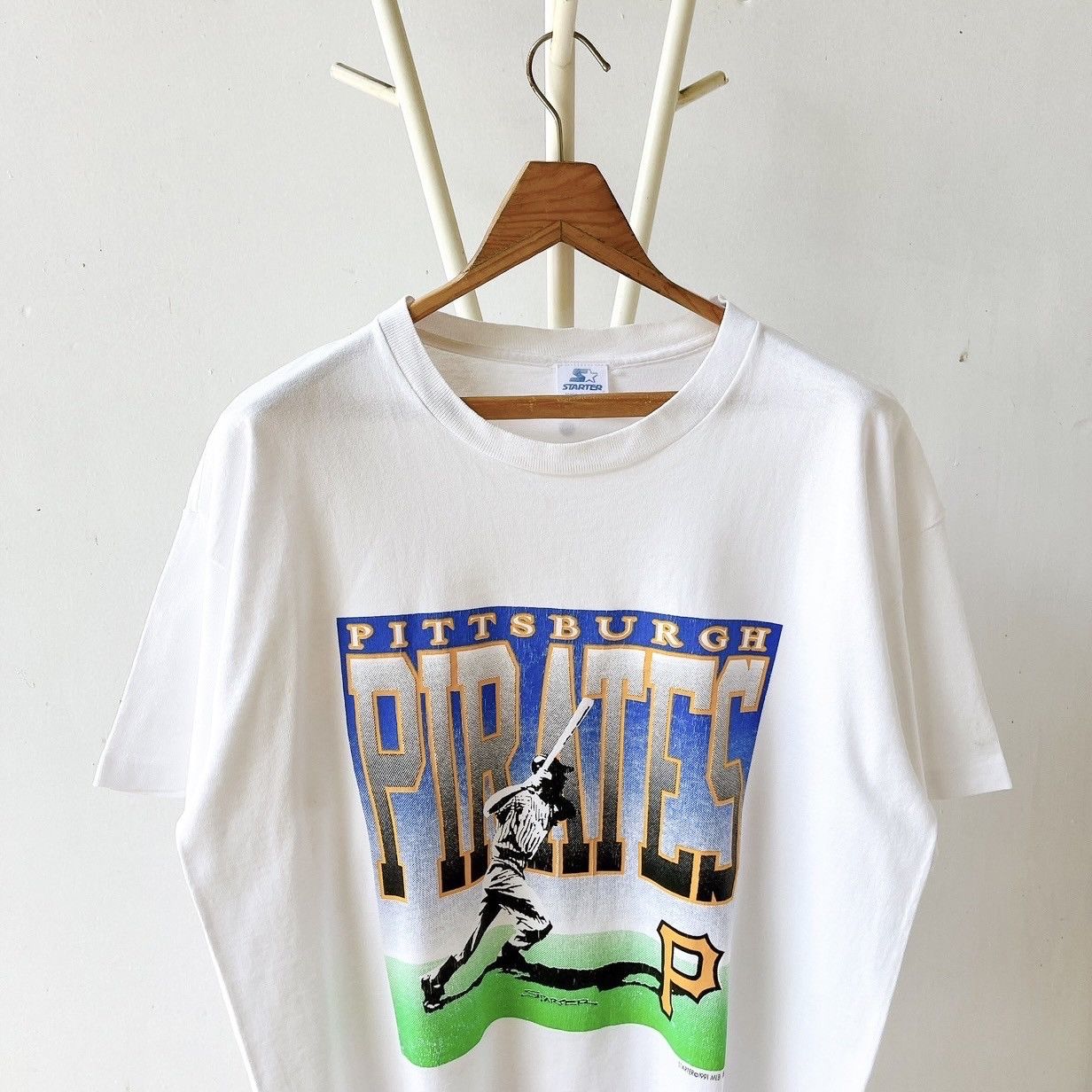 Vintage 90s Pittsburgh Pirates MLB t-shirt/ XL Size US XL / EU 56 / 4 - 3 Thumbnail
