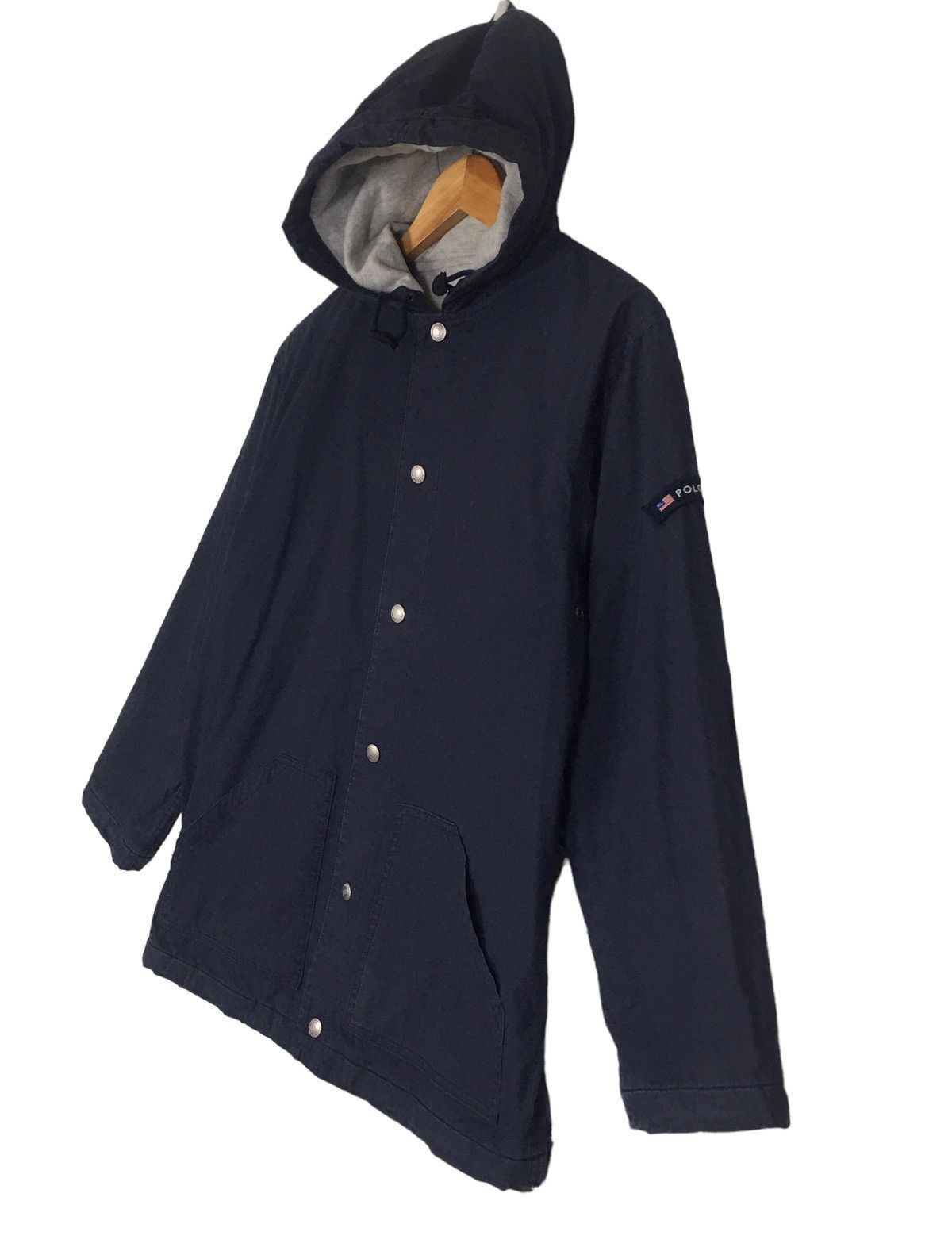 Designer Polo Jeans Co Ralph Lauren Hoddie Pullover SnapButton Jacket Size S / US 4 / IT 40 - 3 Thumbnail