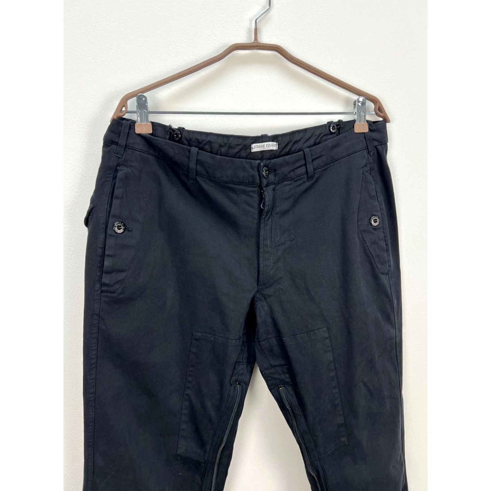 Stone Island Stone Island Pants Trousers Sportswear Vintage Size 52 Black Men Pants Size US 36 / EU 52 - 4 Thumbnail