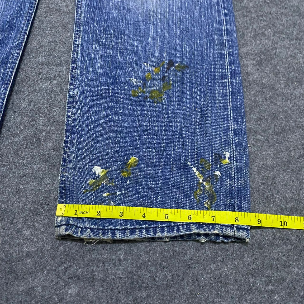 If Six Was Nine 💥Best Offer💥Vintage Global Work Splash Colour Denim Size US 32 / EU 48 - 7 Thumbnail