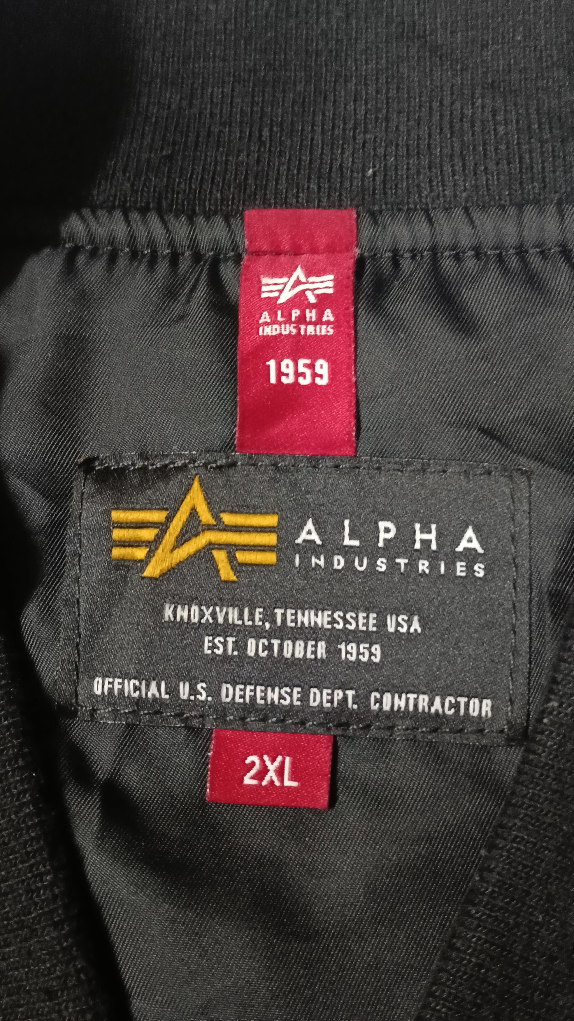 Alpha Industries Alpha Industries Black Bomber Jacket Size US XXL / EU 58 / 5 - 12 Thumbnail