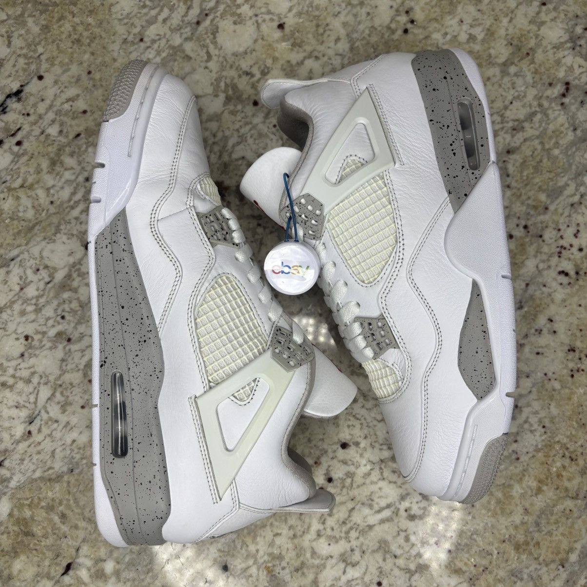Jordan Brand Size 10.5-Jordan 4 Retro White Oreo (2021) CLEAN W/Box Size US 10.5 / EU 43-44 - 15 Thumbnail