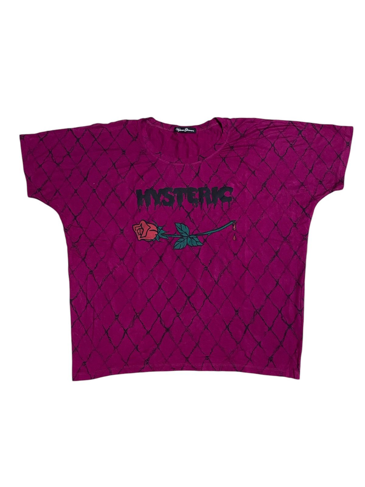 Hysteric Glamour × Japanese Brand Hysteric Glamour Rose Tshirt Size ONE SIZE - 1 Thumbnail