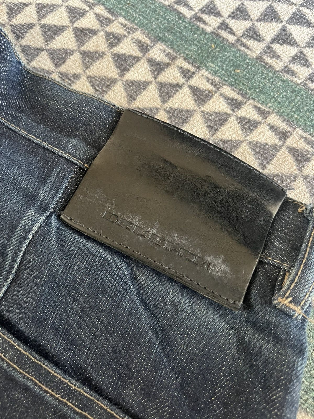 Rick Owens Drkshdw Rick Owens Geth Cut Double Knee Indigo Size US 32 / EU 48 - 5 Thumbnail