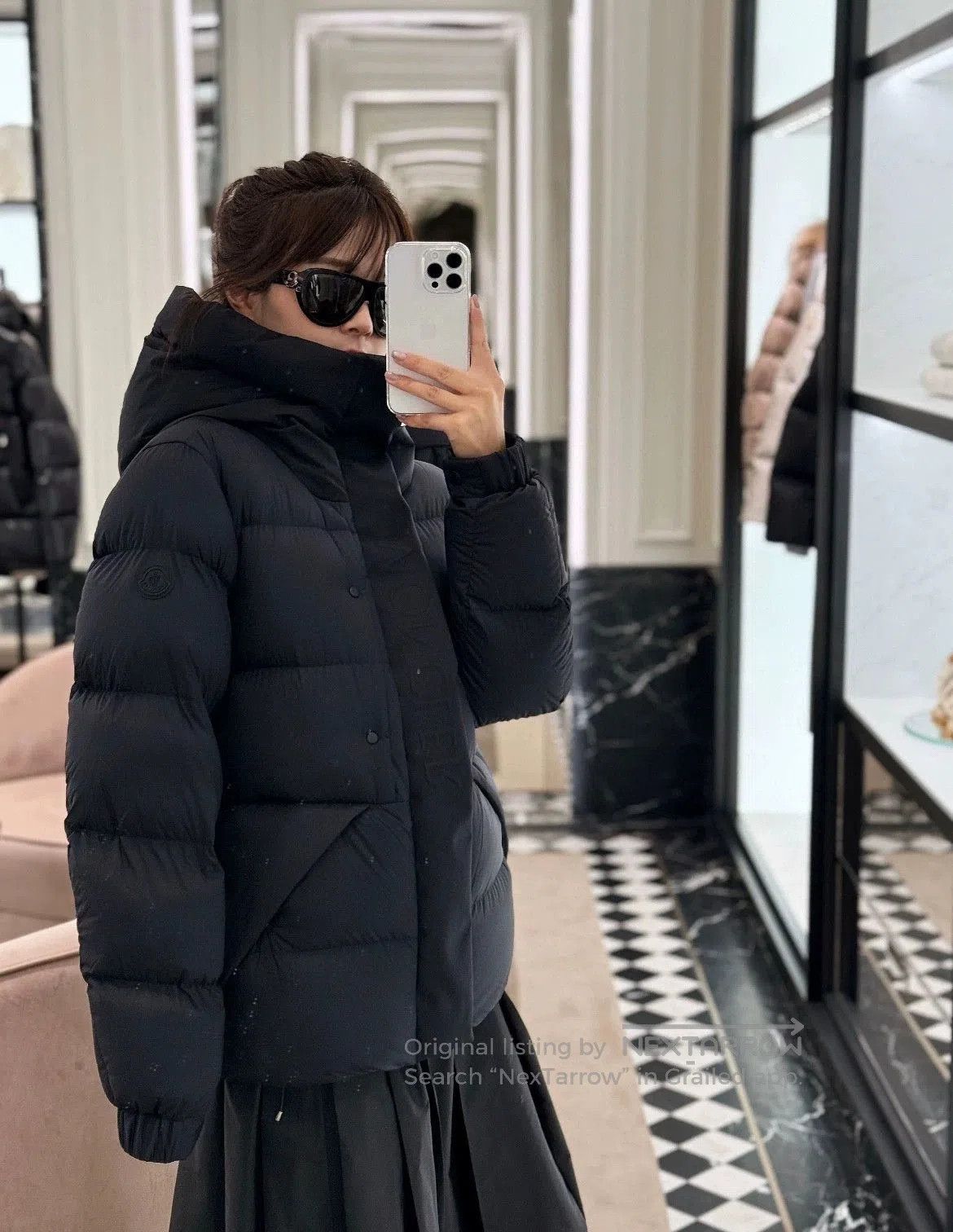Moncler moncler black hooded down jacket size 2. Size US M / EU 48-50 / 2 - 8 Thumbnail