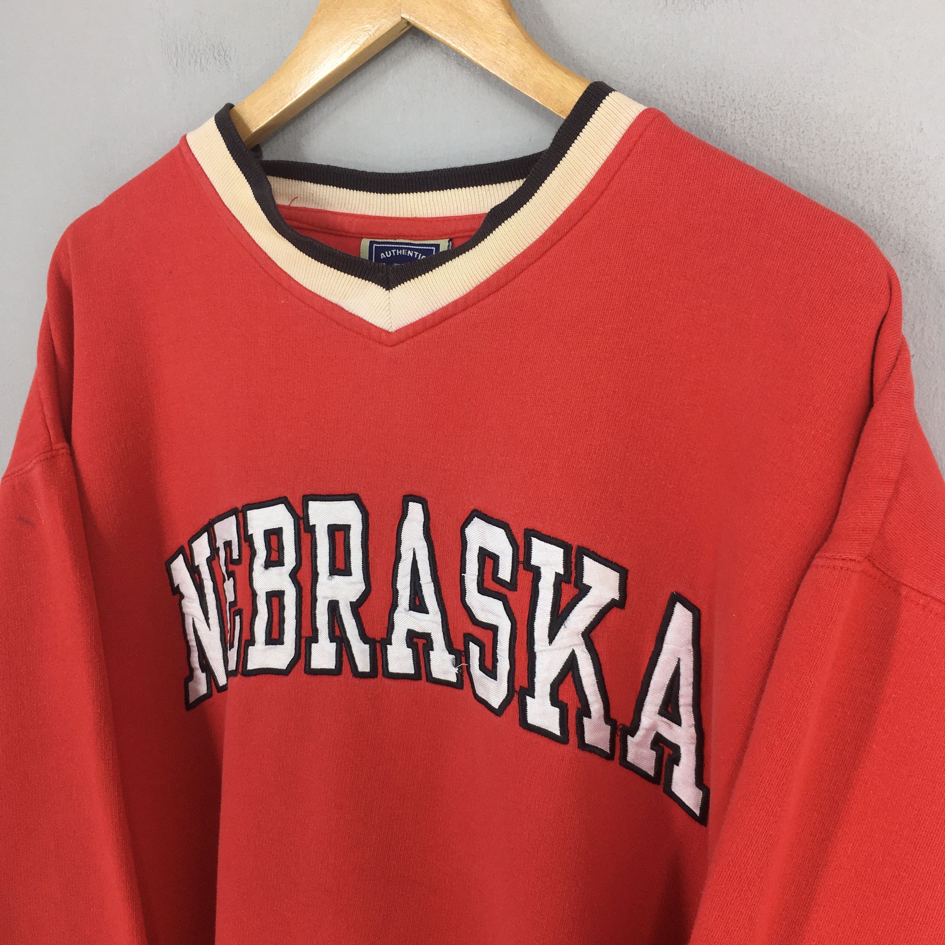 Vintage Vintage Nebraska State Sweatshirts XXLarge Size US XXL / EU 58 / 5 - 3 Thumbnail