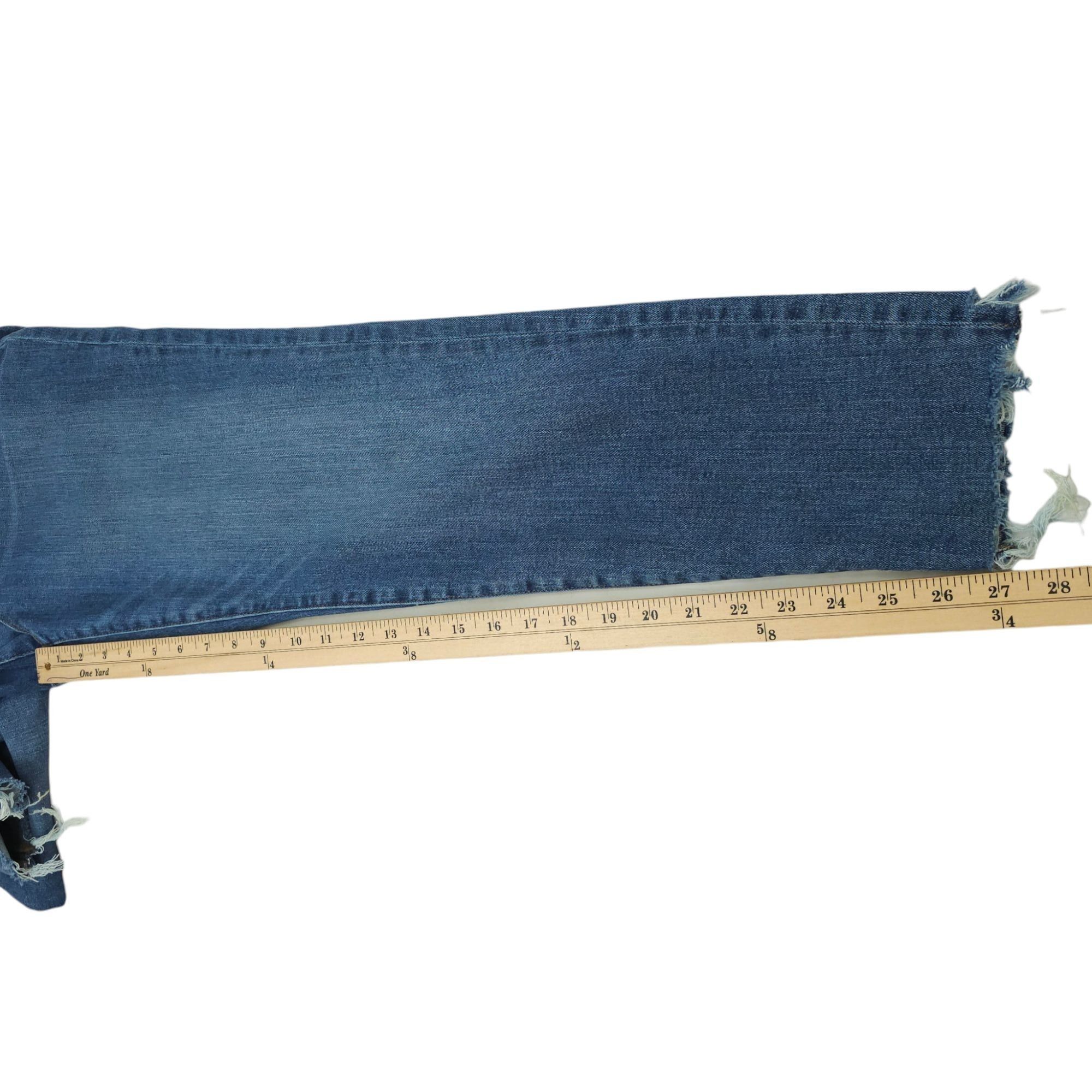 J.Crew J.Crew 9" High Rise Toothpick Jeans Womens 31 Medium Wash Ra Size 33" - 5 Thumbnail