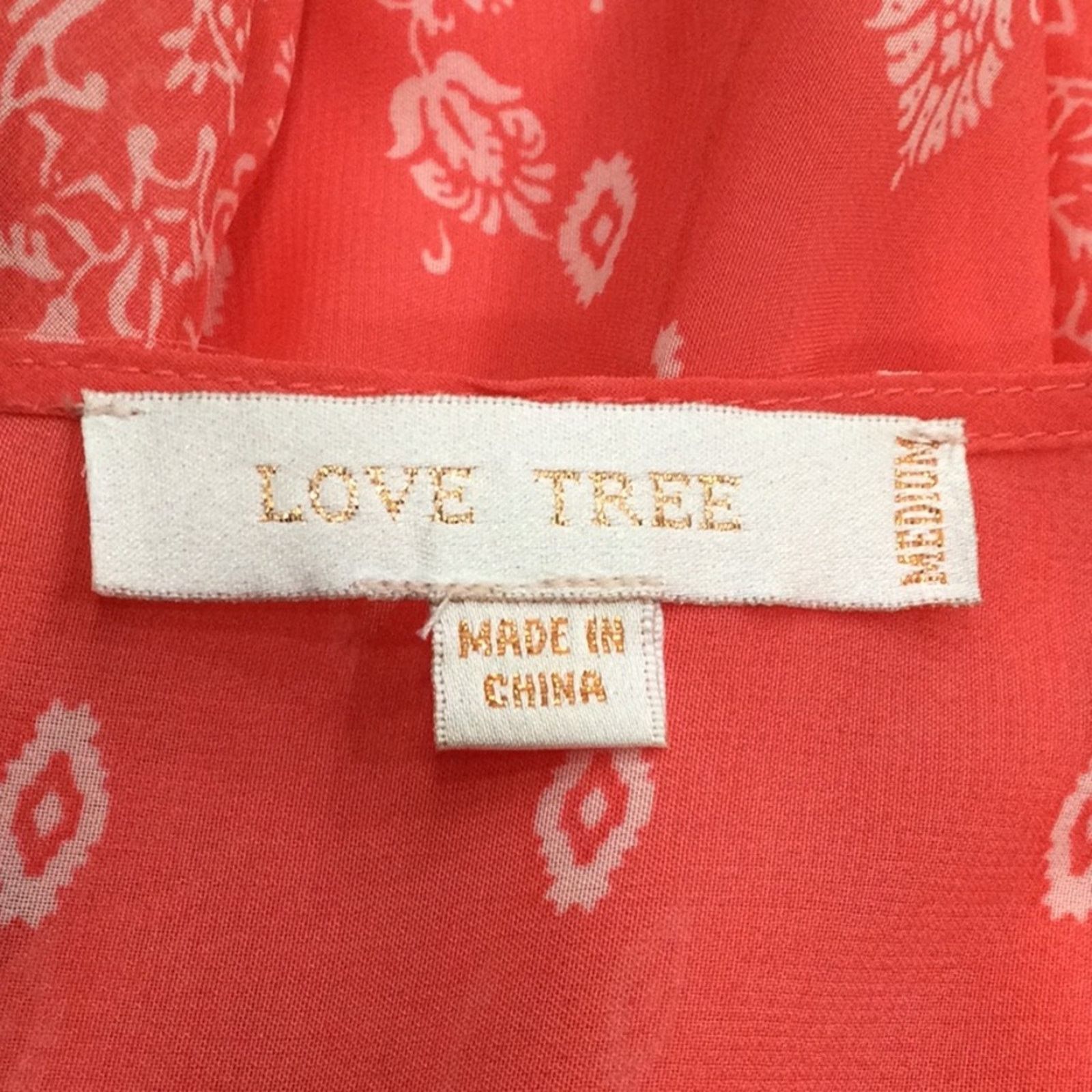 Other Love Tree Salmon & White V-neck Tie Shorts Romper M Size 30" / US 8 / IT 44 - 10 Thumbnail