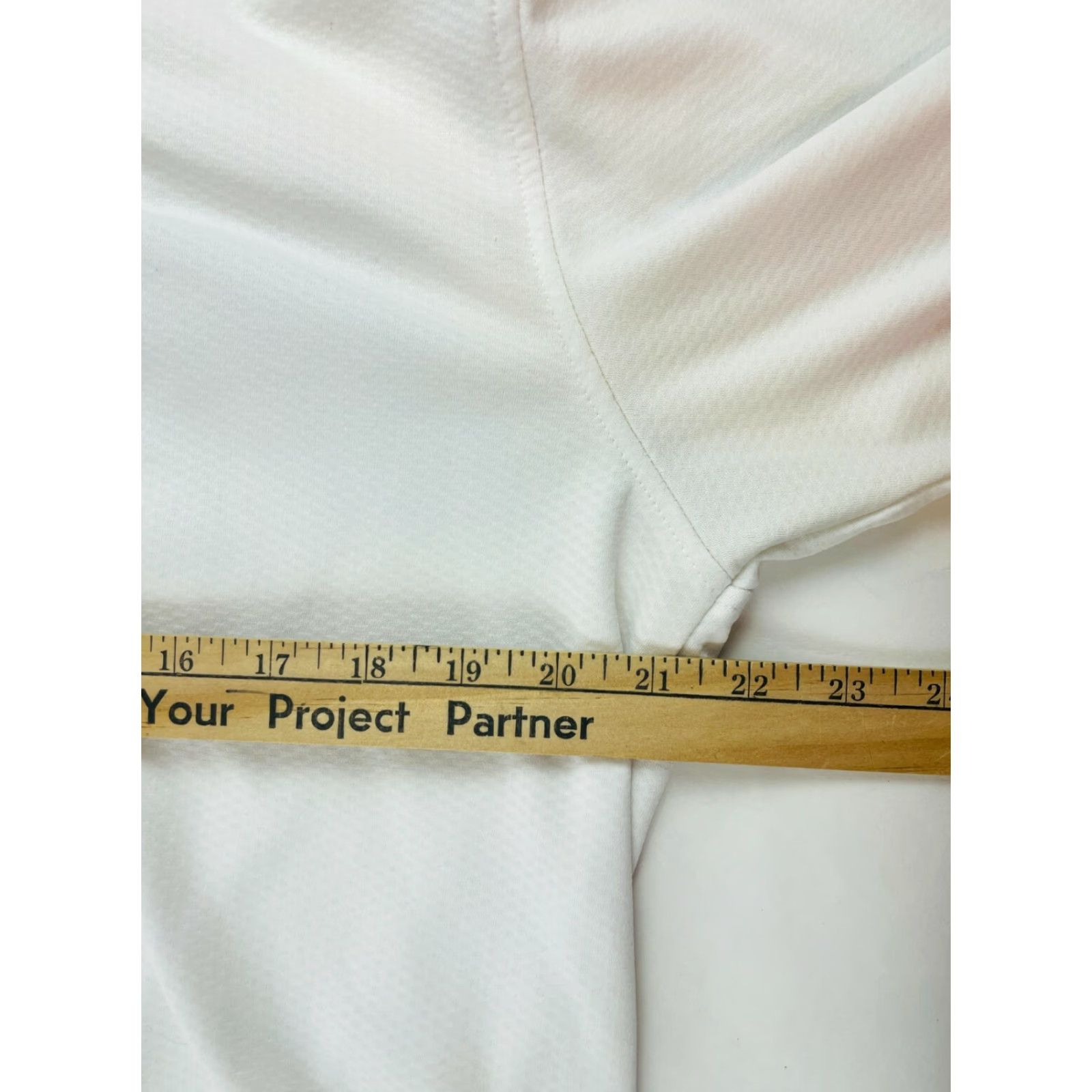 Vintage Pebble Beach Performance Polo Shirt Men's L White Short Sleeve 1/4 Button Golf Breathable Sports Shirt Regular Fit Size US L / EU 52-54 / 3 - 4 Thumbnail