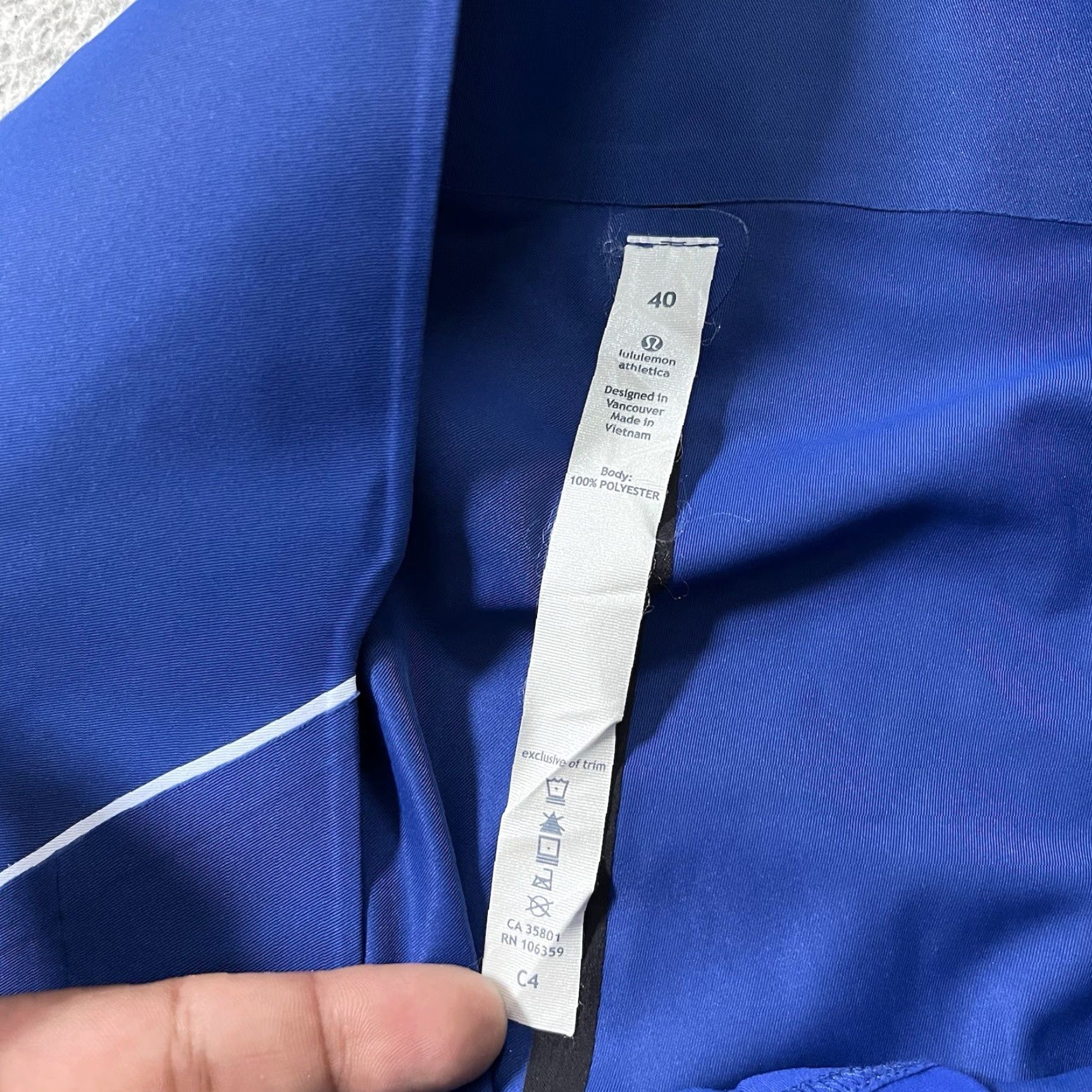 Lululemon Lululemon Board Shorts Mens 40 Blue Swim Trunks Pockets Beach Drawstring Size US 40 / EU 56 - 3 Thumbnail