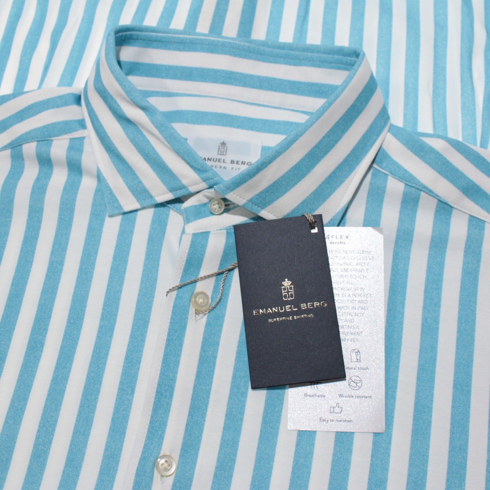 Other Emanuel Berg New with tags Shirt Size XL US In Blue Size US XL / EU 56 / 4 - 1 Thumbnail