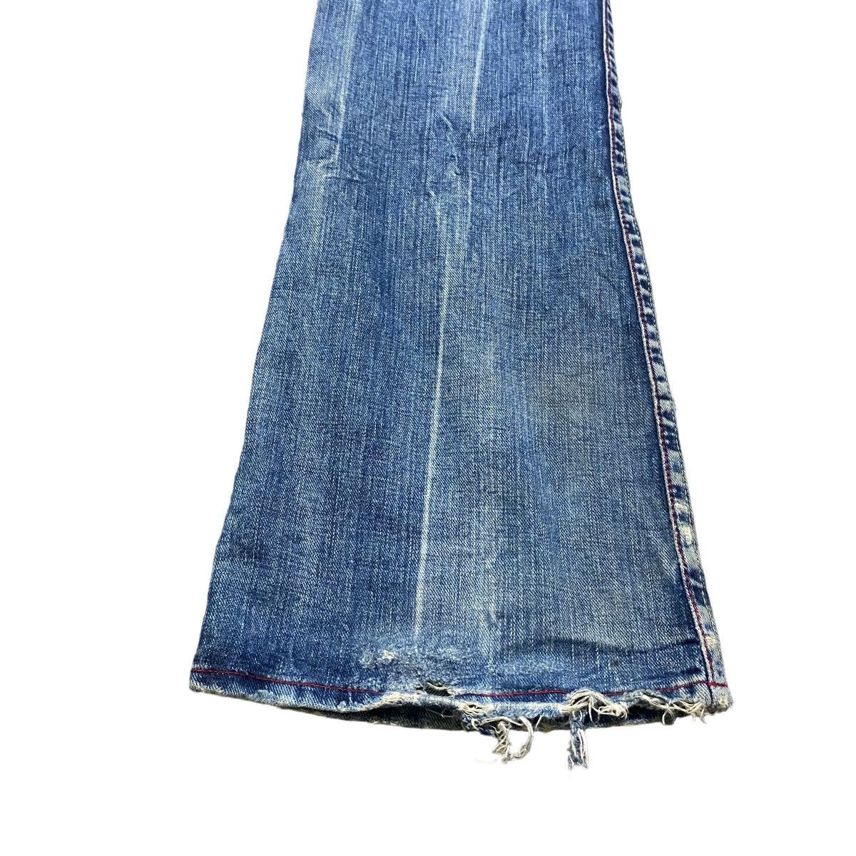 Japanese Brand Ozz-First Pinball Mudwash Denim Flare Jeans Size US 33 - 17 Thumbnail