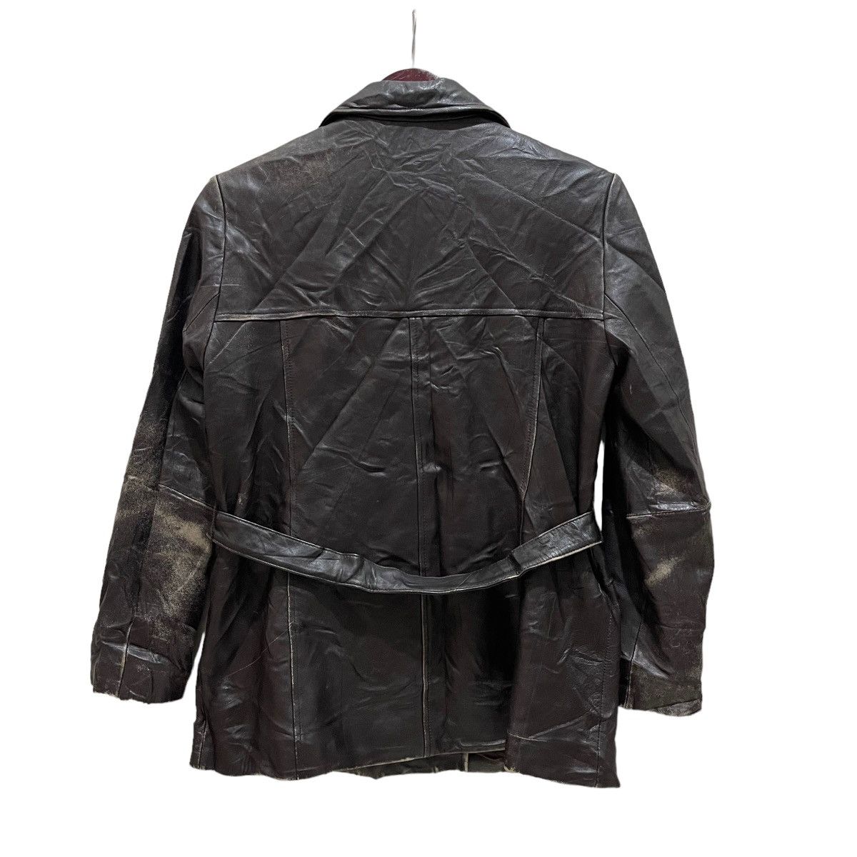 Genuine Leather × Vintage Vintage Rang Musee Genuine Leather Button Jacket Size S / US 4 / IT 40 - 7 Thumbnail