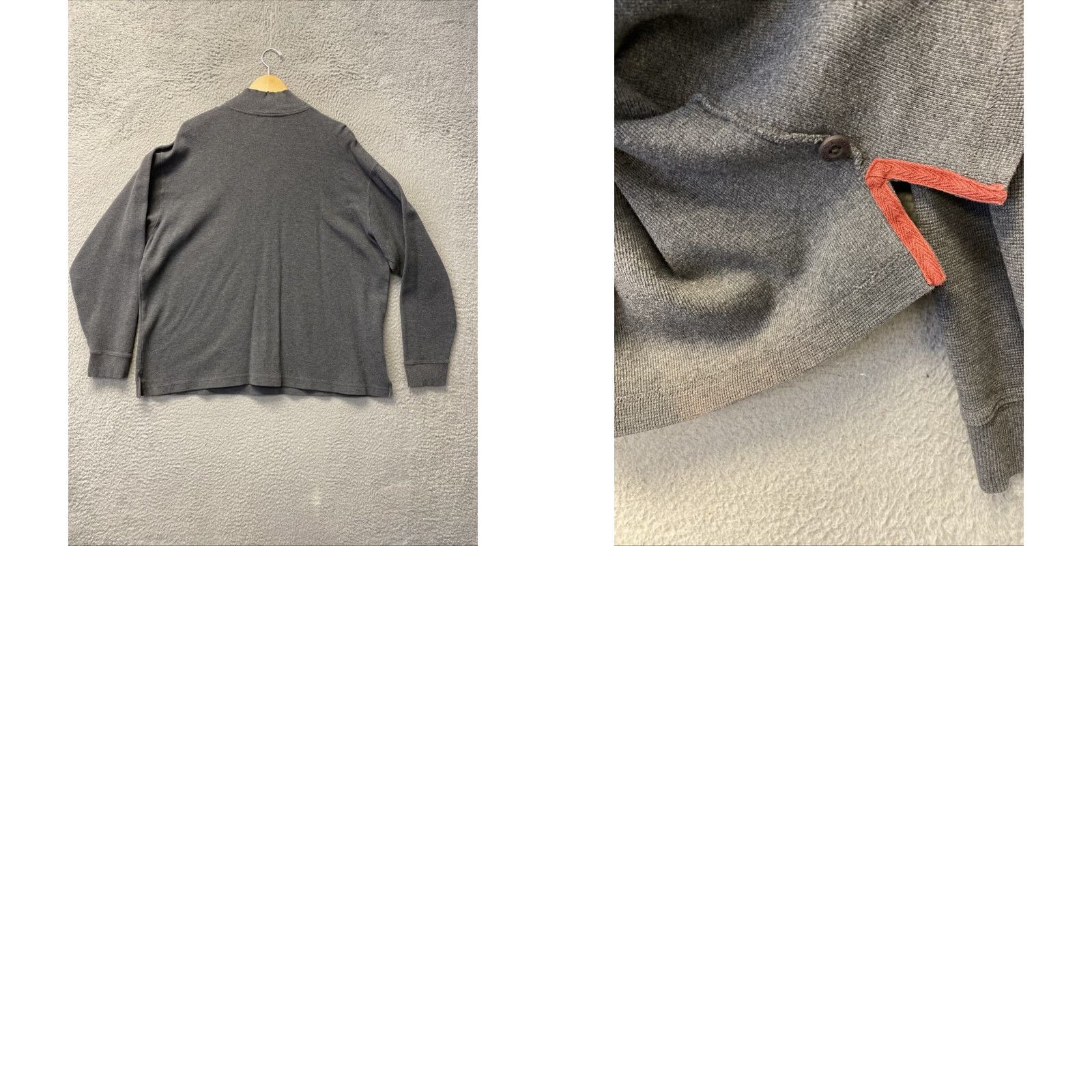 Vintage Vintage L.L. Bean Men’s Henley Shirt Long Sleeve XL Gray Thermal Casual Outdoor Spring Fall Winter Size US XL / EU 56 / 4 - 8 Thumbnail