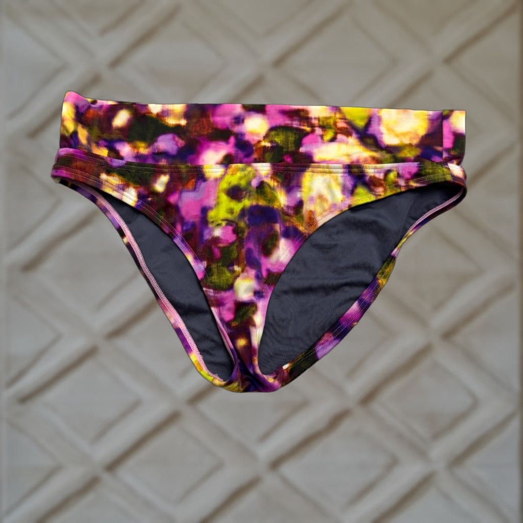Prana Victoria's Secret Bikini Bottom Womens Small Multicolor Swimwear Beach Abstract Pattern M Multicolor Boho Tropical 90s Mens? Wait. Size 32" / US 10 / IT 46 - 1 Thumbnail
