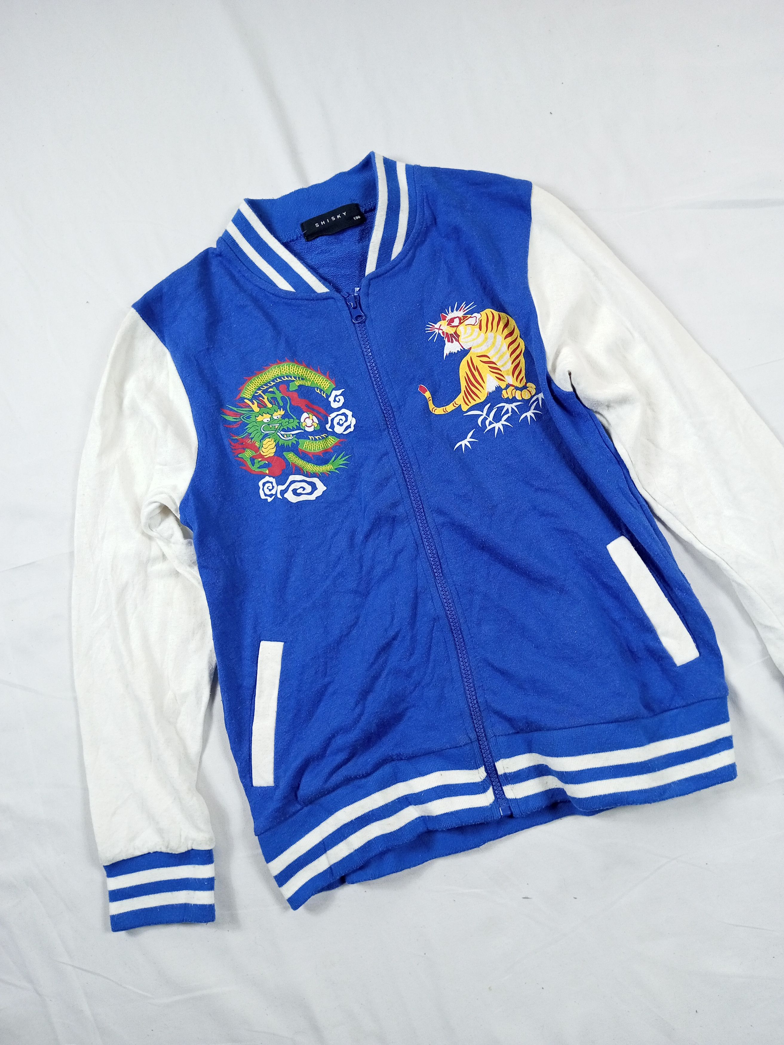 Japanese Brand 🎌Japanese Traditional Style Fujin Raijin Sukajan Jacket Size US S / EU 44-46 / 1 - 3 Thumbnail