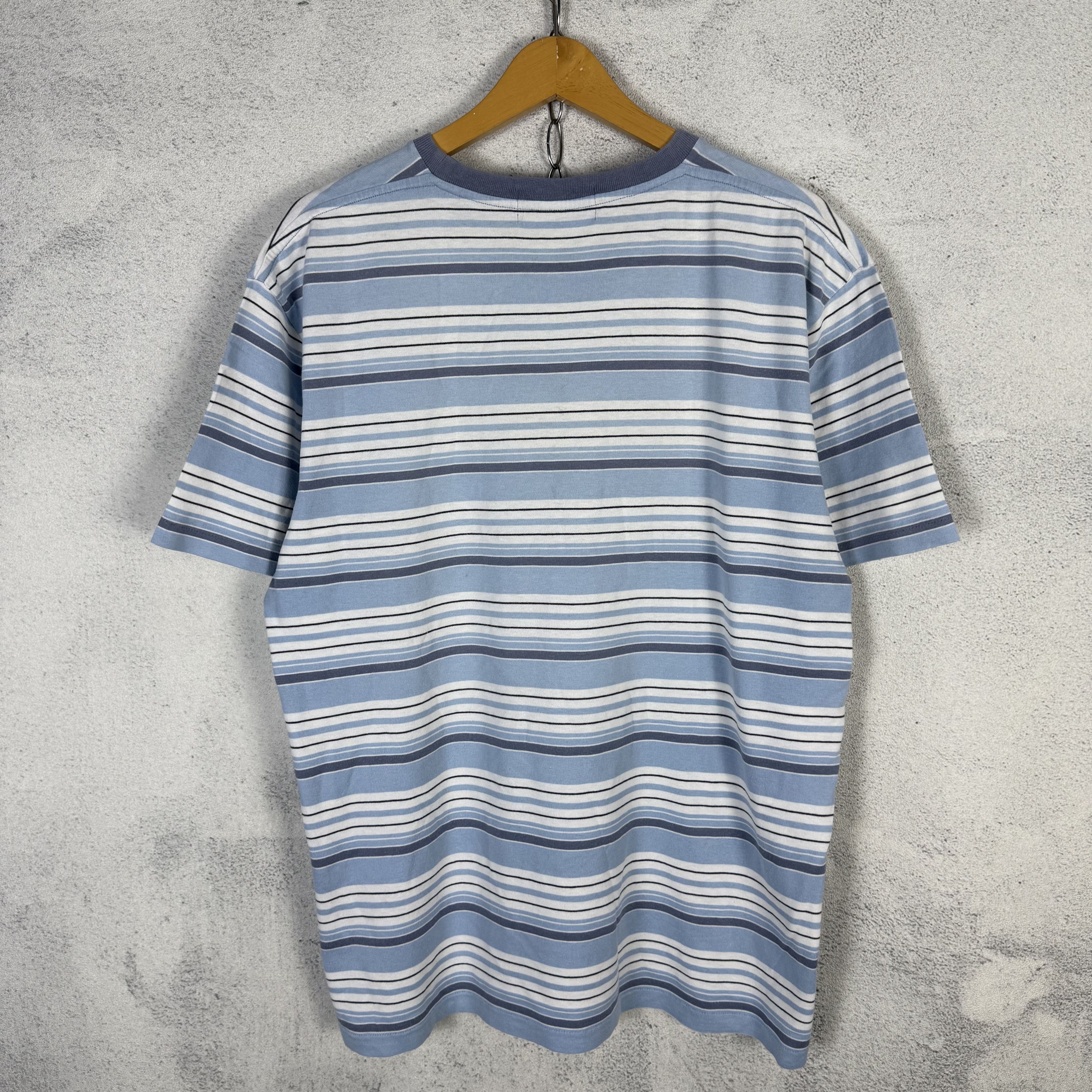 Polo Ralph Lauren Vintage Polo Sport USA Ralph Lauren Stripes Tshirt Size US L / EU 52-54 / 3 - 3 Thumbnail