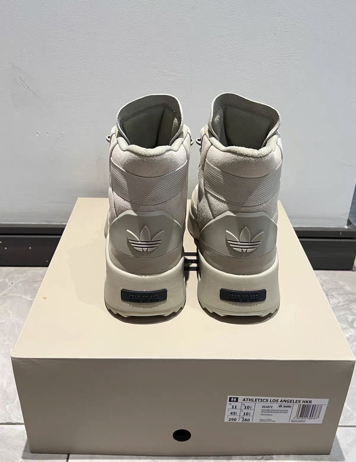 Fear of God Fear of God x Adidas High Tops J42 Size US 11 / EU 44 - 3 Thumbnail