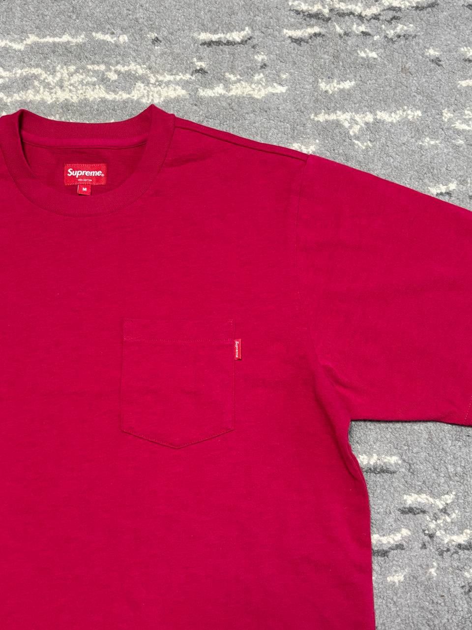 Supreme 🔥 Supreme Pocket Tee — Classic Red Edition Size US M / EU 48-50 / 2 - 2 Thumbnail