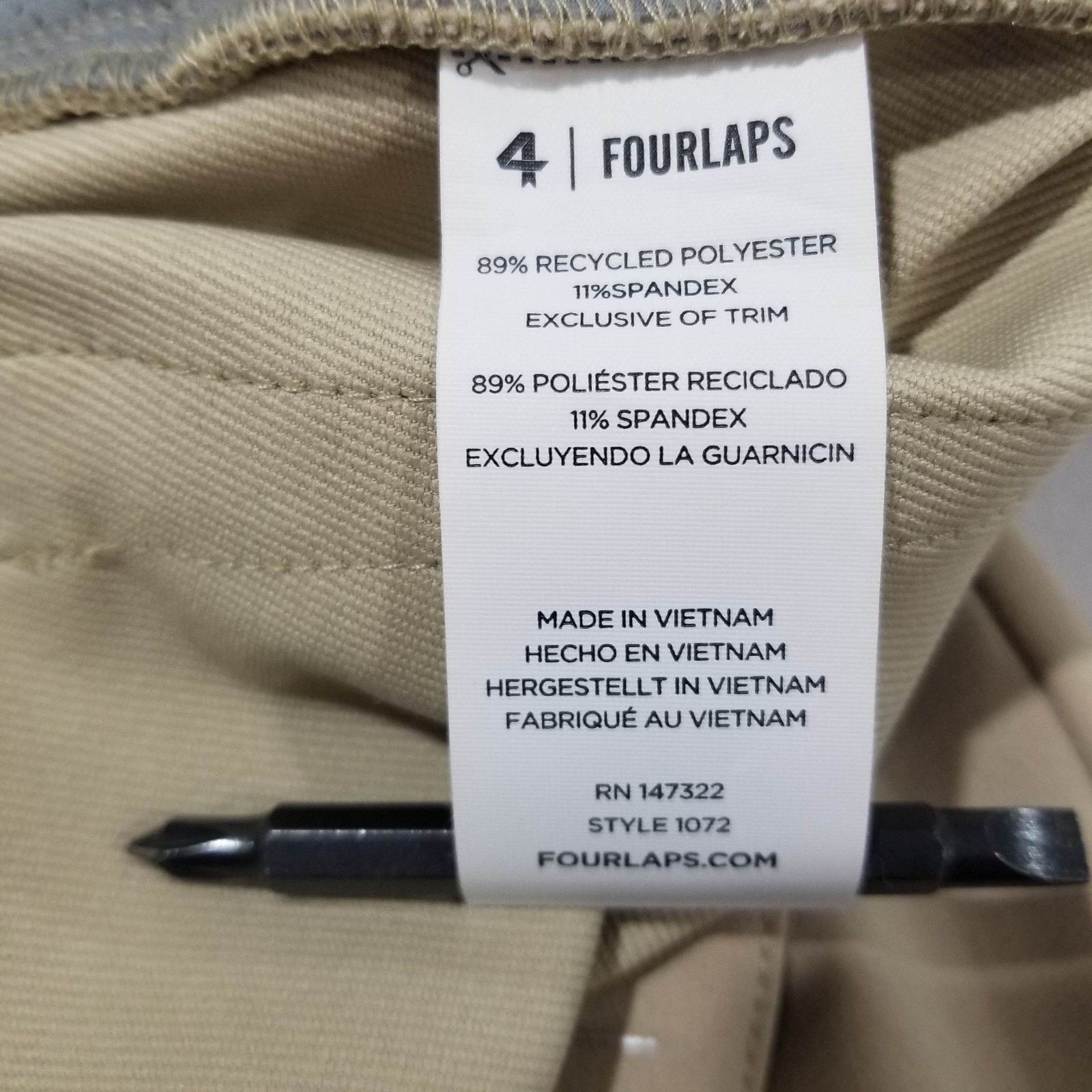 Other FOURLAPS Pants Mens 36x32 Traverse Golf Slim 4 Way Stretch Size US 36 / EU 52 - 5 Thumbnail