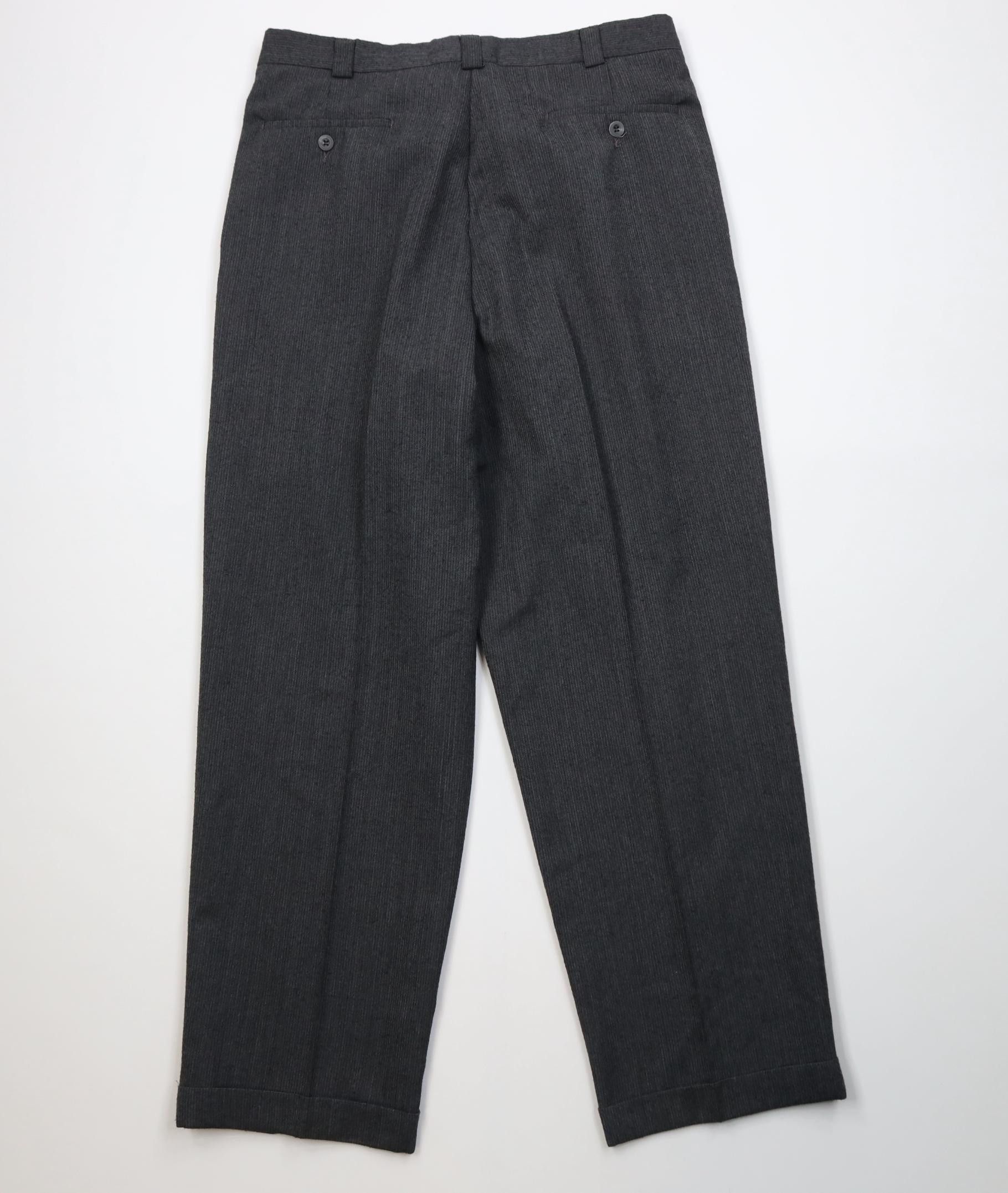 Vintage Vintage 90s Streetwear Striped Wide Leg Chino Pants Gray Size US 34 / EU 50 - 9 Thumbnail