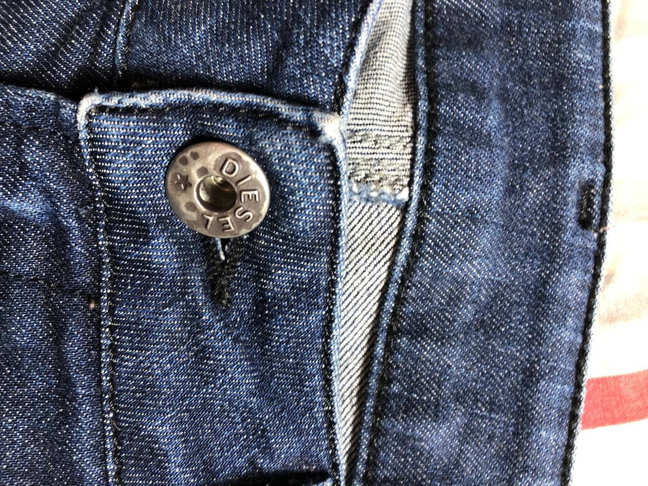 Diesel × Japanese Brand Crazy Crash Dirty Baggy Faded Jean Japan Avant Garde Style Size US 27 - 10 Thumbnail
