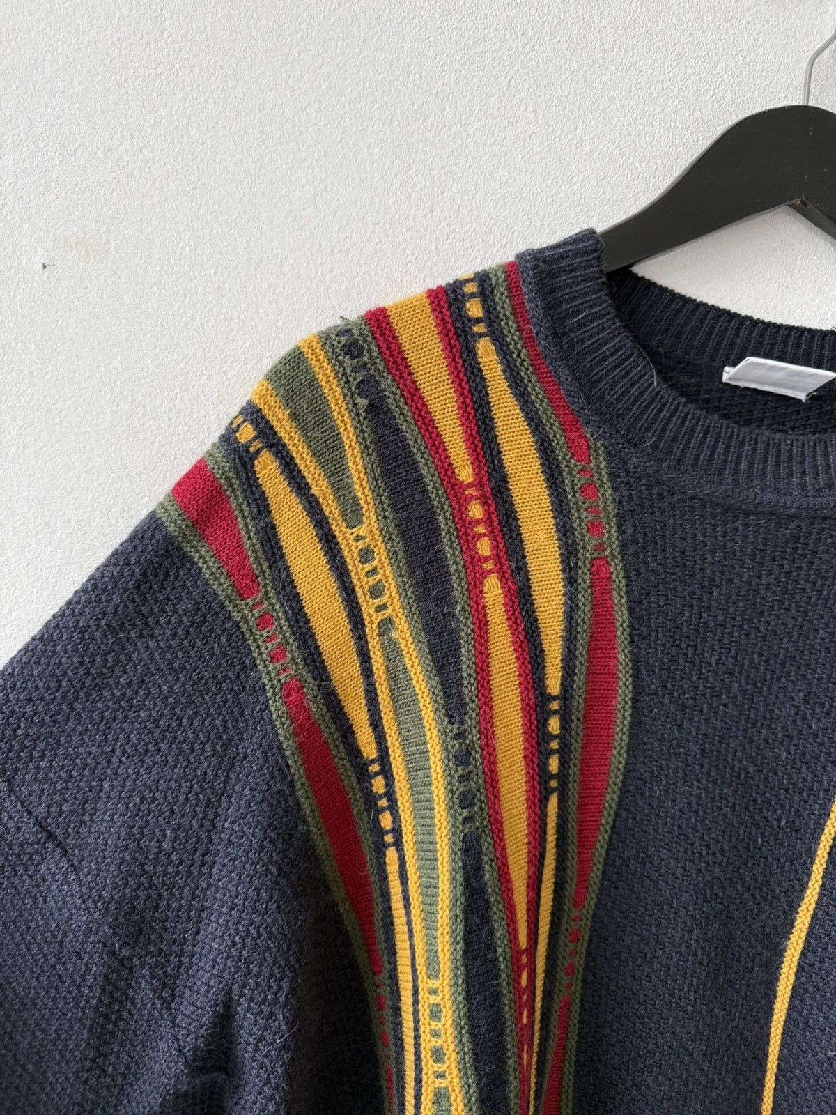 Lacoste Vintage Lacoste Made in France 3D Knit Coogi Style Sweater Size US XXL / EU 58 / 5 - 12 Thumbnail