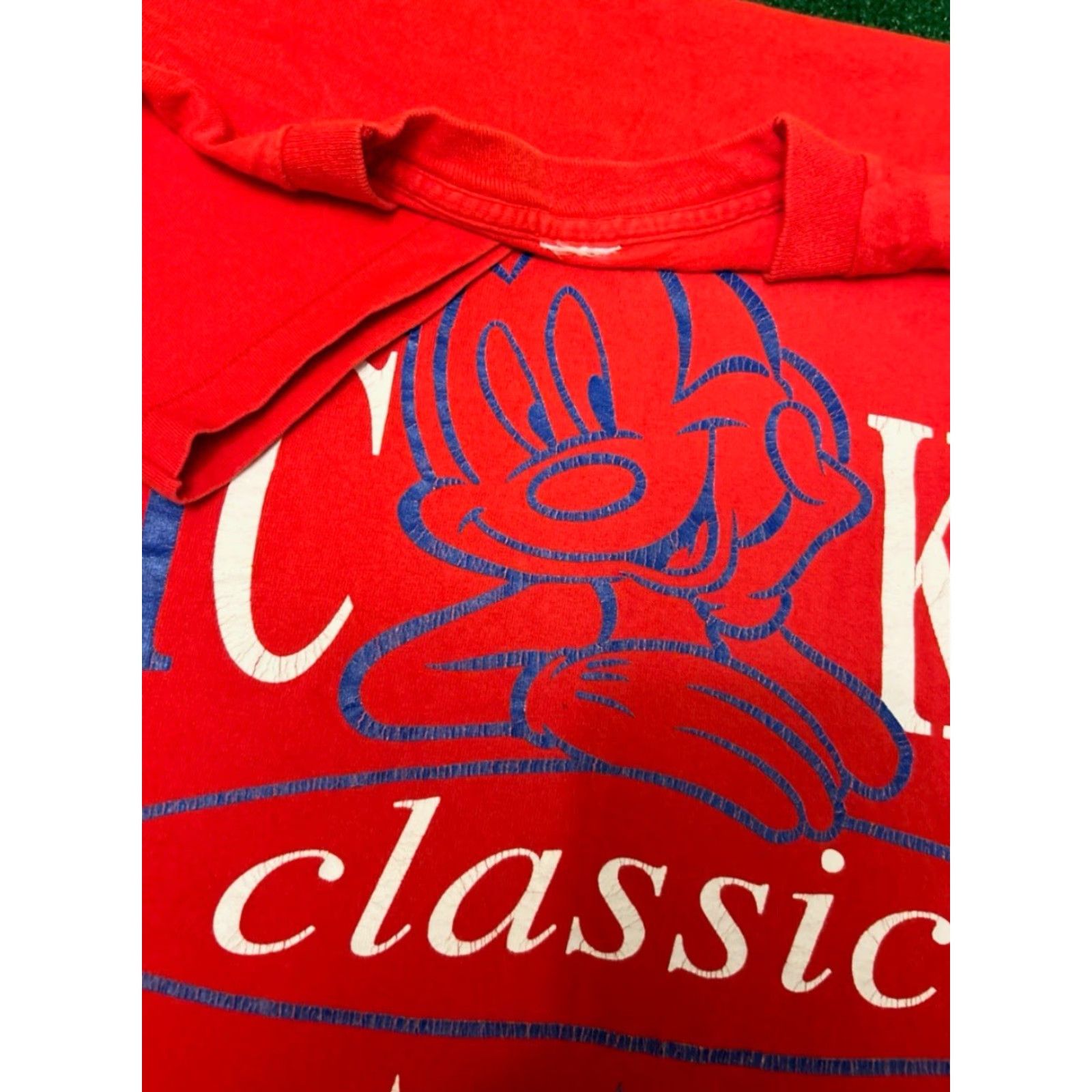 Disney VINTAGE Disney Mickey Mouse Cartoon Classic VTG Shirt Mens XL Red 1990s 90s Cartoon Vintage USA Hip Hop Disney Shirt Mens XL Red - (Mickey Mouse) Size US XL / EU 56 / 4 - 2 Thumbnail