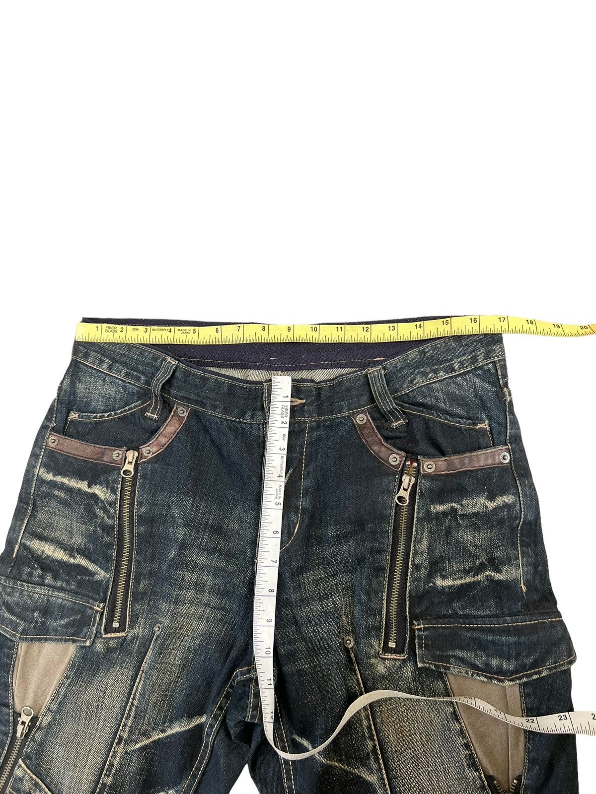 PPFM Vintage PPFM Bondage Denim Parachute Cargo Jeans Size US 32 / EU 48 - 3 Thumbnail