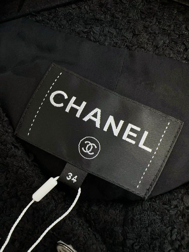 Chanel Chanel 23P black and white plaid short jacket Size XXS / US 00 / IT 34 - 5 Thumbnail