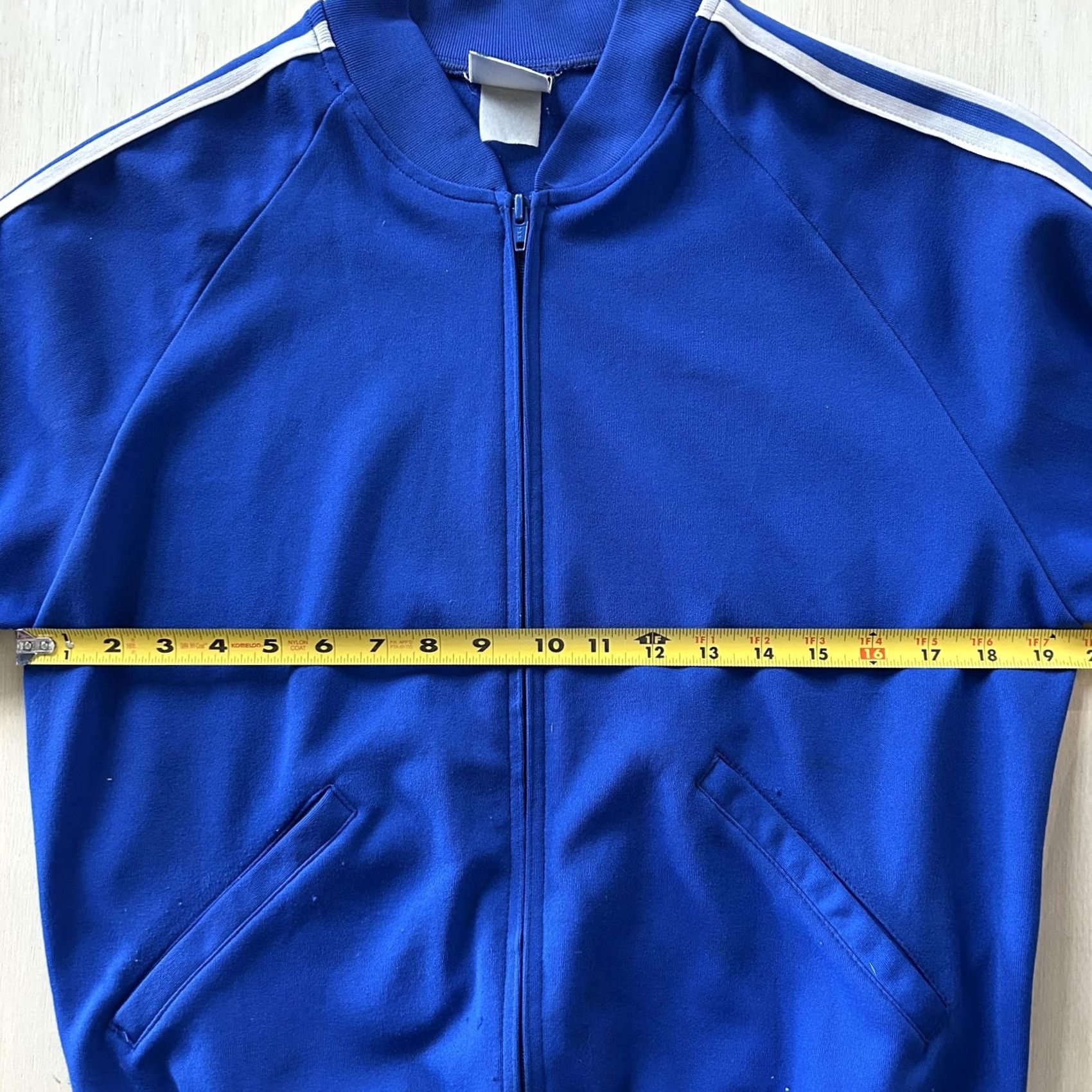 Vintage Vintage Sports Scene Track Jacket Small Blue Full Zip Striped Knit Unisex Adults Size S / US 4 / IT 40 - 5 Thumbnail