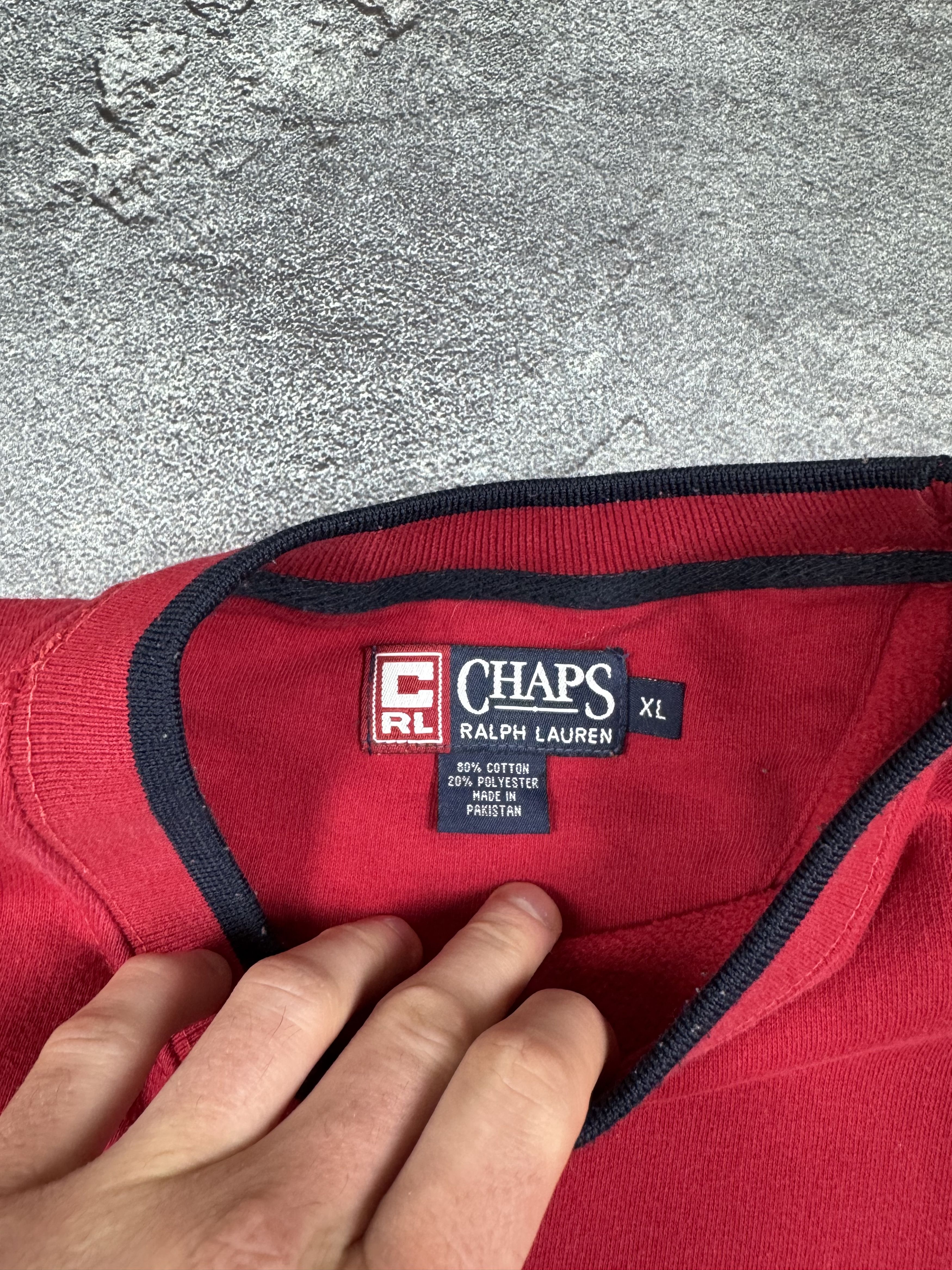 Chaps Ralph Lauren Chaps Polo Ralph Lauren Logo Sweatshirt Size XL Streetwear Size US XL / EU 56 / 4 - 3 Thumbnail