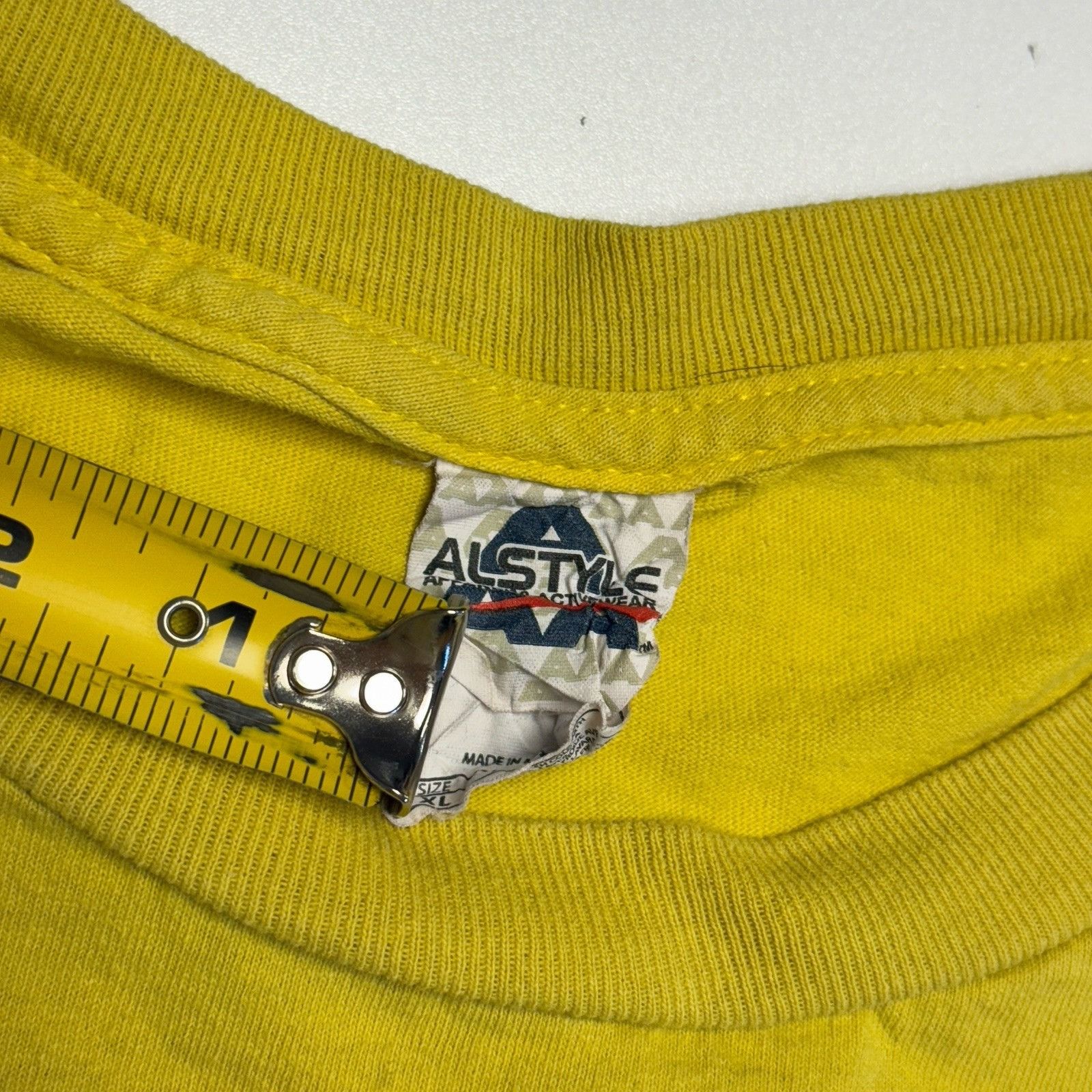 Alstyle Surf's Up T shirt Mens XL 23x29 Yellow Summer Surfing Beach Size US XL / EU 56 / 4 - 10 Thumbnail