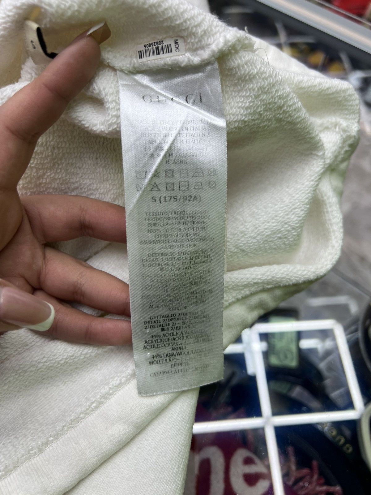 Gucci Gucci White Stripe PullOver Hoodie Size US XL / EU 56 / 4 - 11 Thumbnail