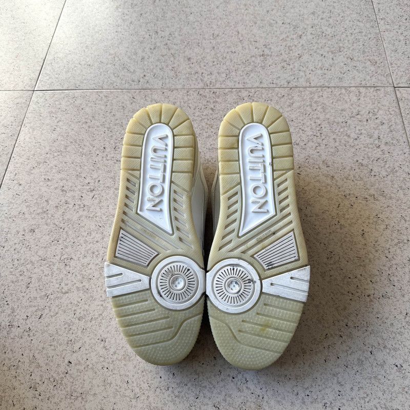 Louis Vuitton Louis Vuitton Trainer White Low-Top Sneakers -2508 Size US 9.5 / IT 39.5 - 4 Thumbnail