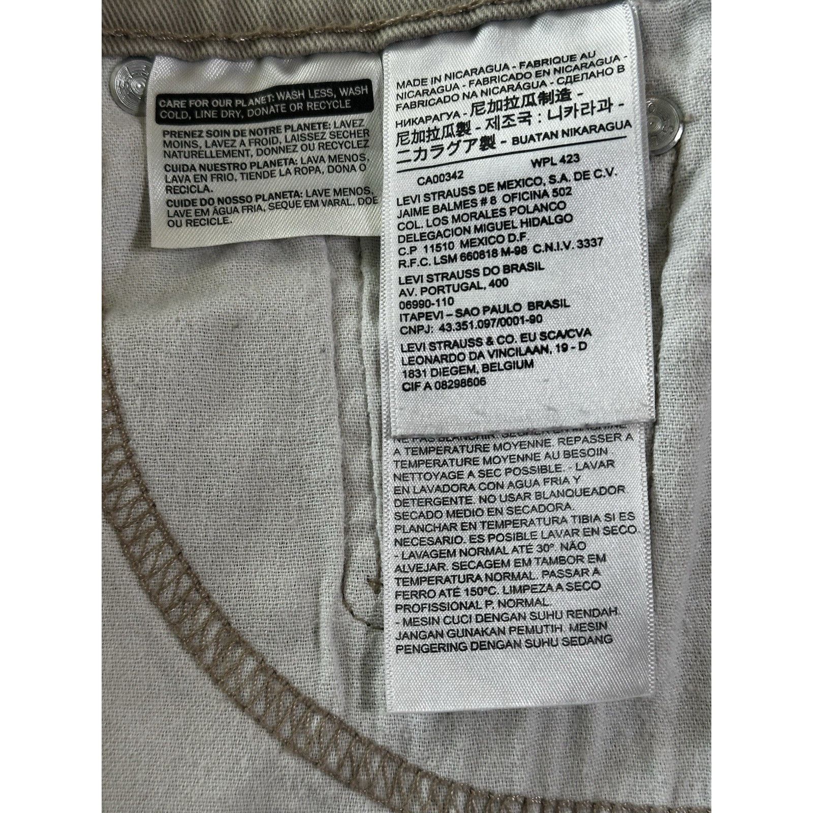 Levi's Levis 513 Denim Cutoffs Shorts Tan Sz29 Streetwear Outdoor Size US 29 - 6 Thumbnail