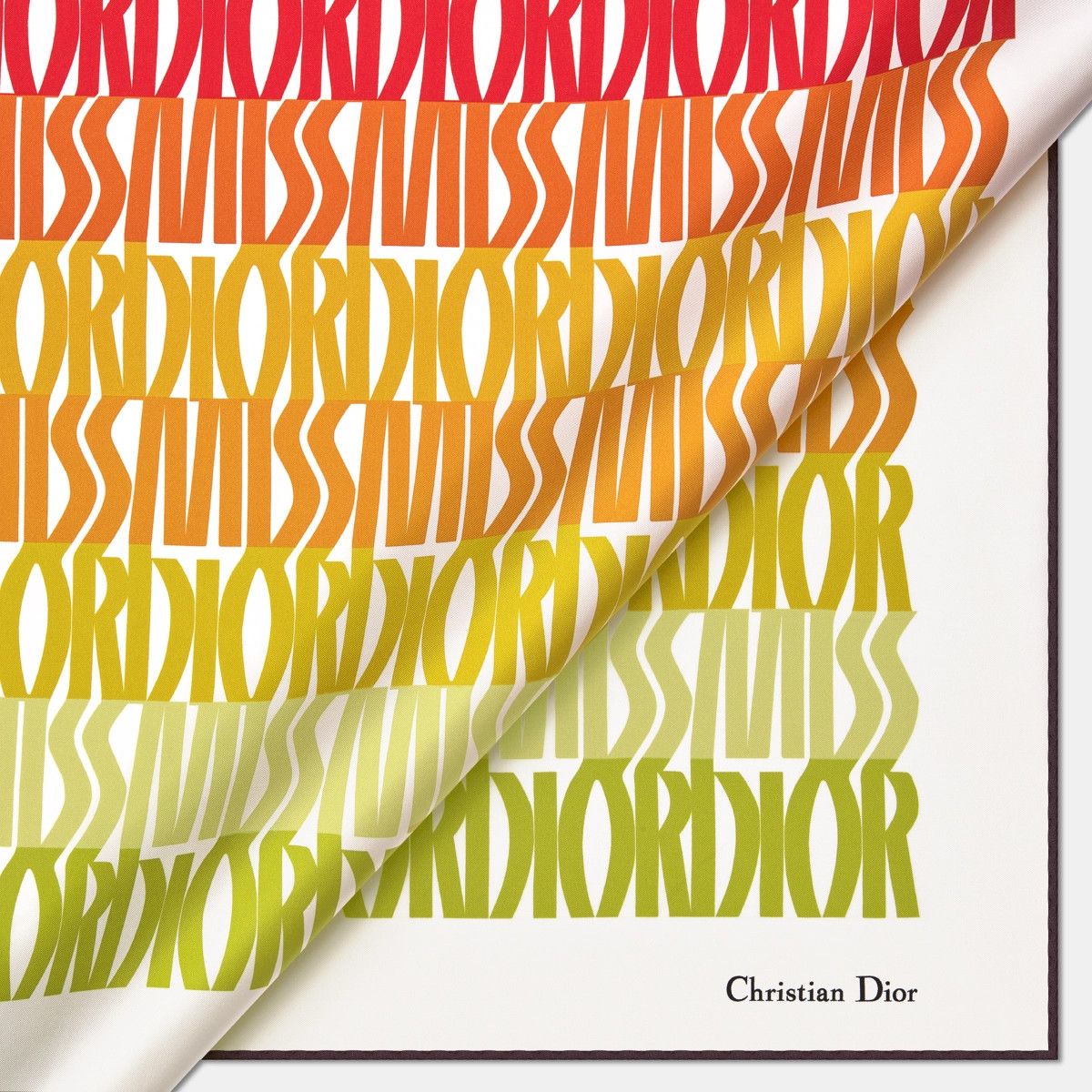 Dior o1bcso1str0226 Size:OS/90 Square Scarf in Multicolor Size ONE SIZE - 2 Thumbnail