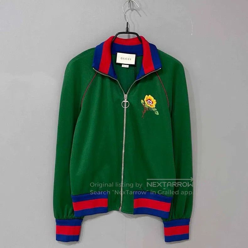 Gucci Gucci Embroidered animal small flower striped jacket Size M / US 6-8 / IT 42-44 - 1 Thumbnail