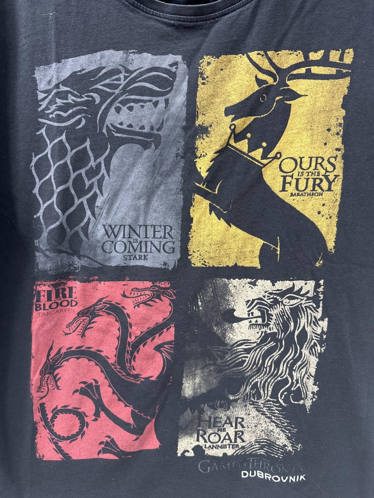 Designer Game of Thrones Graphic Tee - Winter Is Coming - XL Size US XL / EU 56 / 4 - 2 Thumbnail