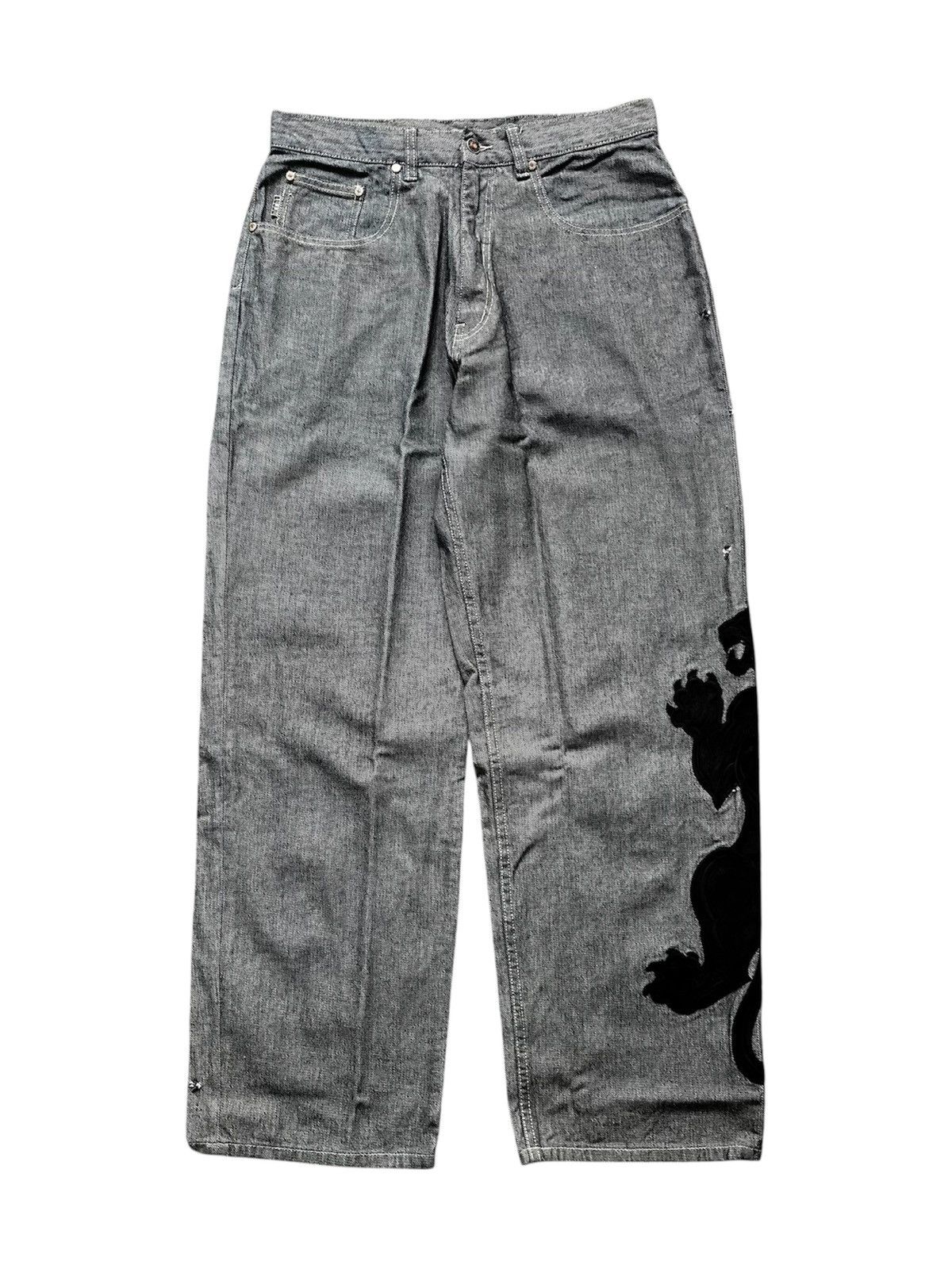 Marc Buchanan Archive Pelle Pelle Marc Buchanan Jnco Denim Baggy Size US 35 - 1 Thumbnail
