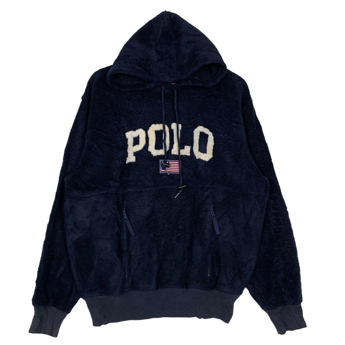 Polo Ralph Lauren Polo Sport RL USA Big Logo Pullover Fleece Hoodies #0018-C1 Size US M / EU 48-50 / 2 - 1 Thumbnail